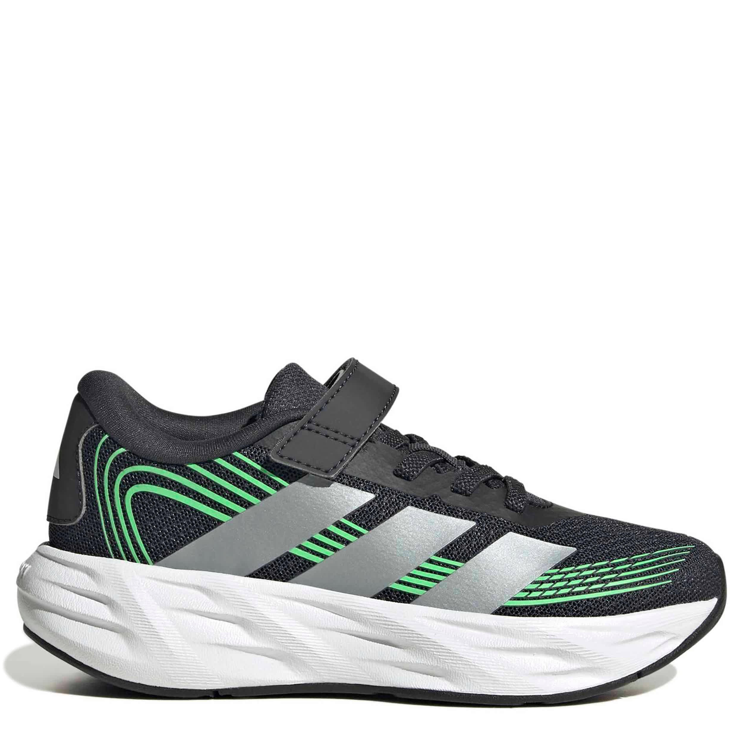 ADIDAS-BOYS LITTLE KID GALAXY 8 RUNNING SHOE-DARK GREY & GREY