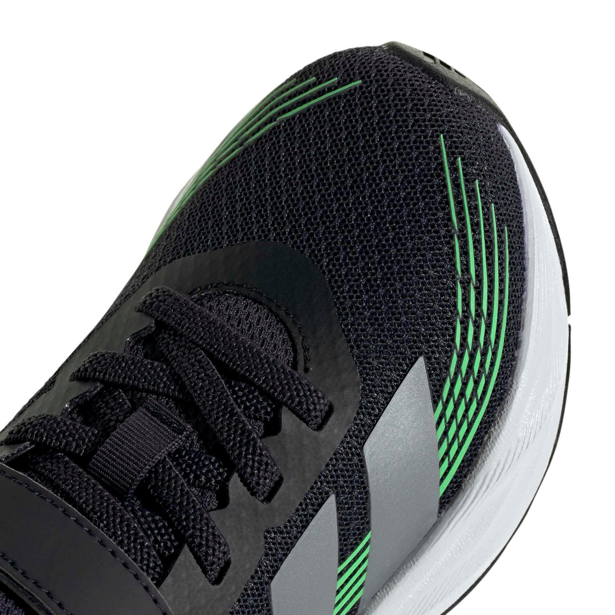 ADIDAS-BOYS LITTLE KID GALAXY 8 RUNNING SHOE-DARK GREY & GREY