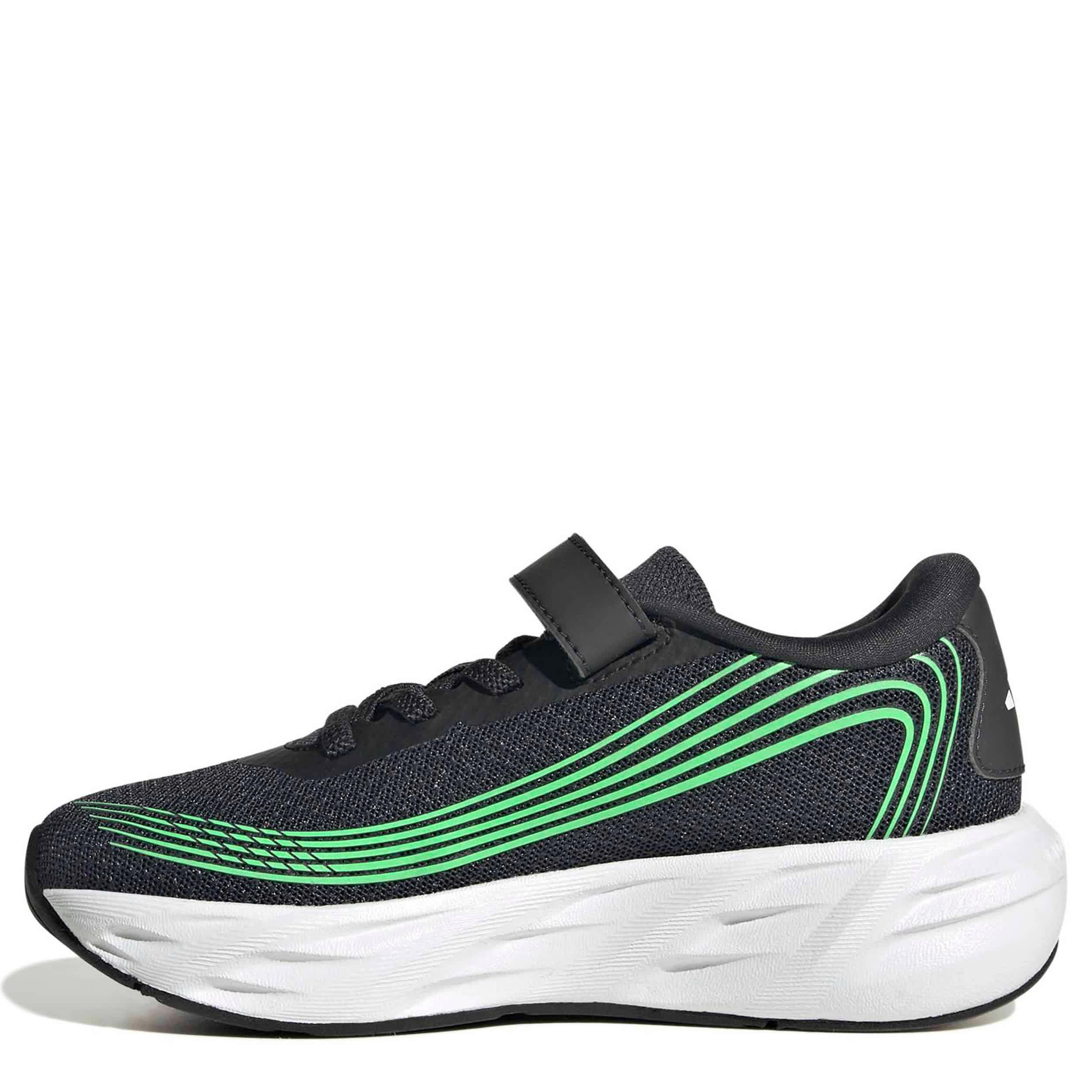 ADIDAS-BOYS LITTLE KID GALAXY 8 RUNNING SHOE-DARK GREY & GREY