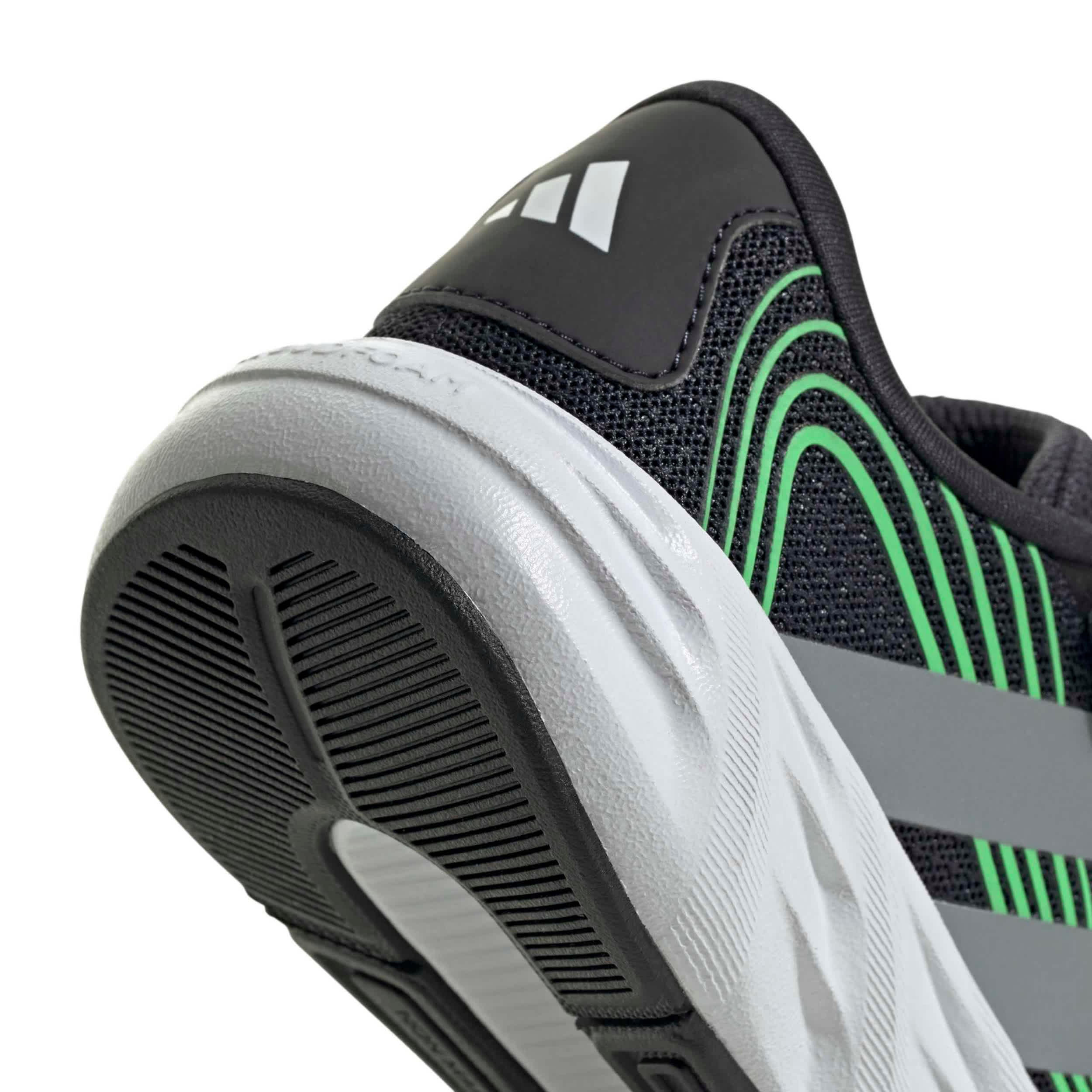 ADIDAS-BOYS LITTLE KID GALAXY 8 RUNNING SHOE-DARK GREY & GREY