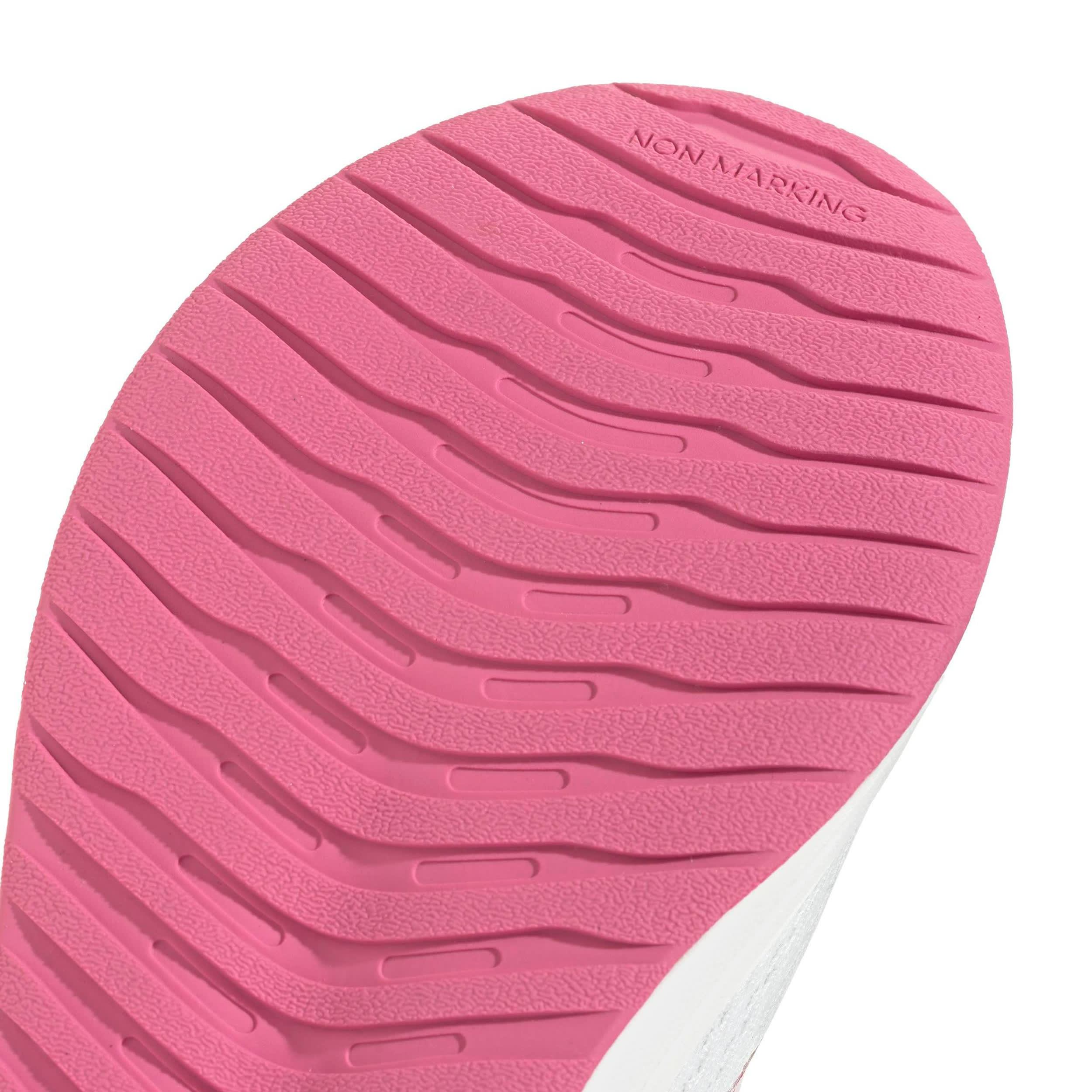 ADIDAS-GIRLS BIG KID RUNFALCON 6 SNEAKER-WHITE & PINK