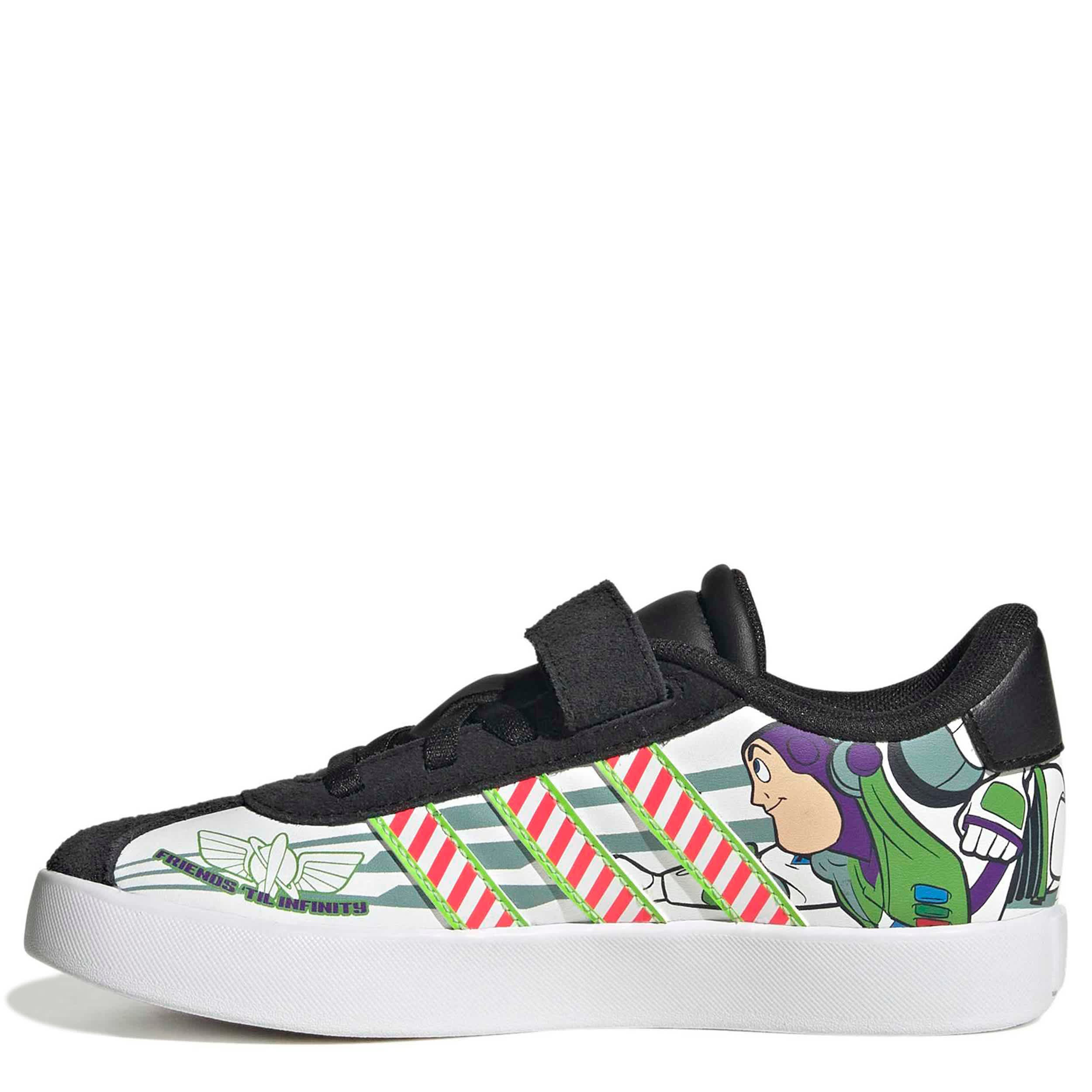 ADIDAS-BOYS LITTLE KID VL COURT 3.0 SNEAKER-WHITE & 