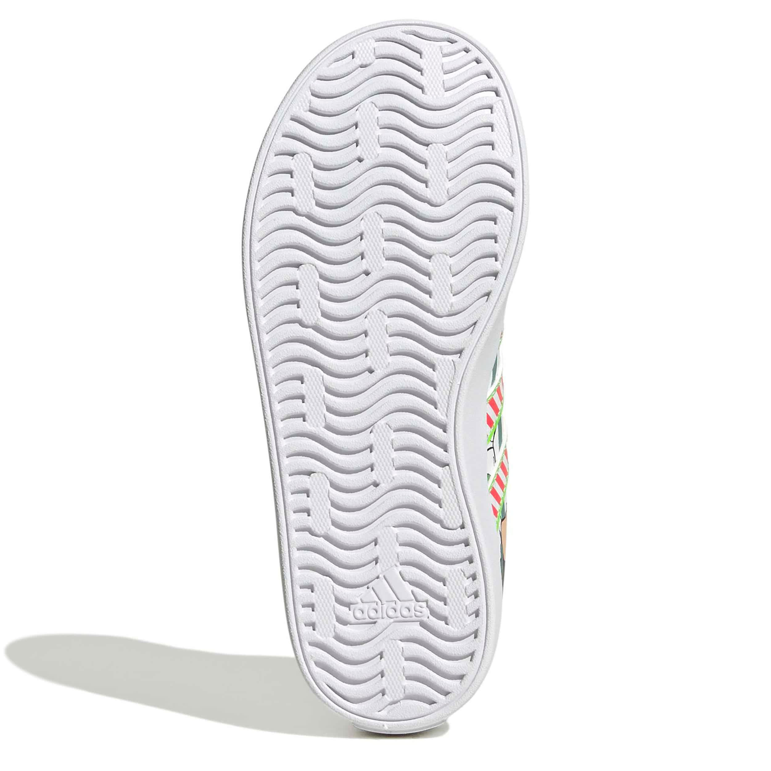 ADIDAS-BOYS LITTLE KID VL COURT 3.0 SNEAKER-WHITE & 