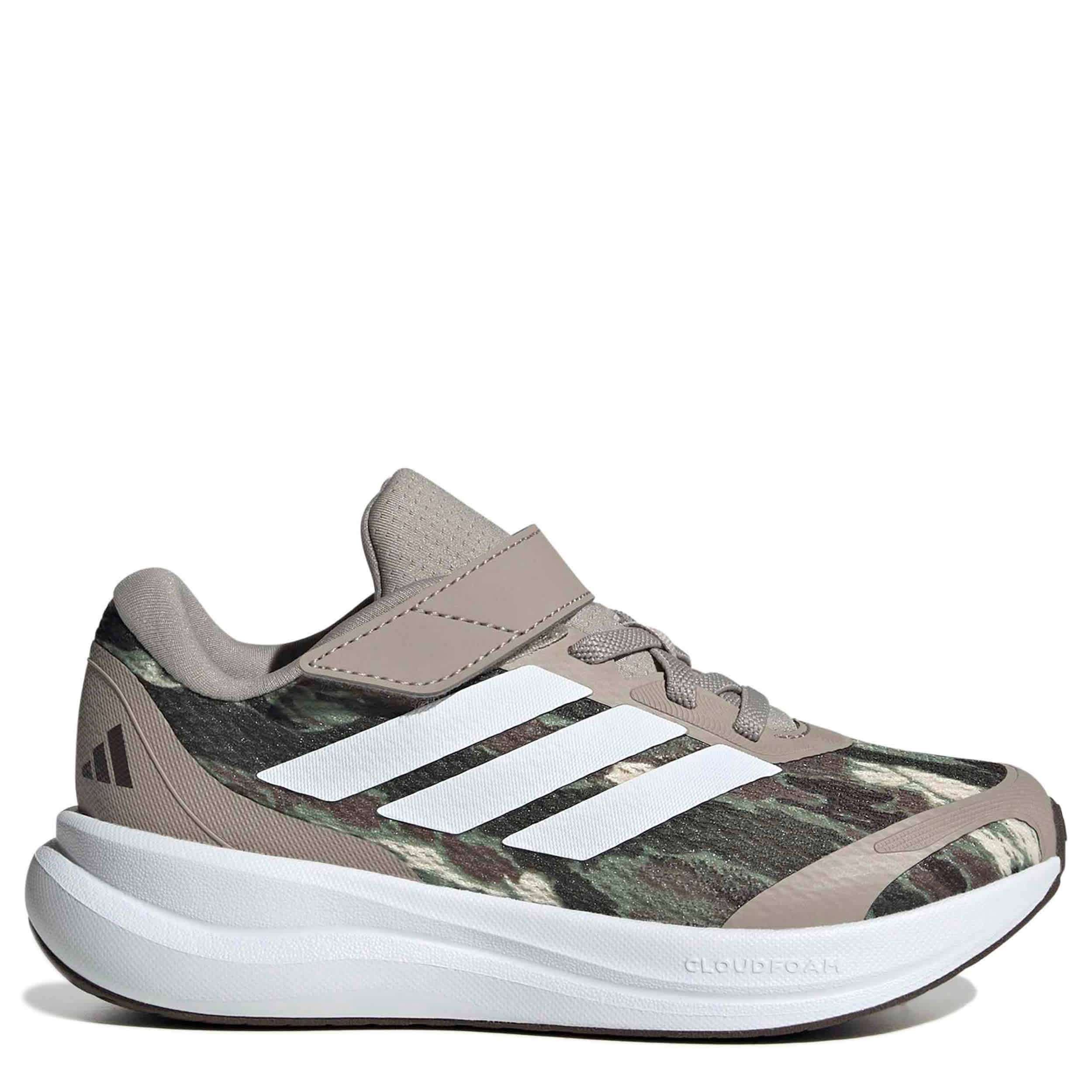 ADIDAS-BOYS LITTLE KID RUNFALCON 6 SNEAKER-BROWN & WHITE