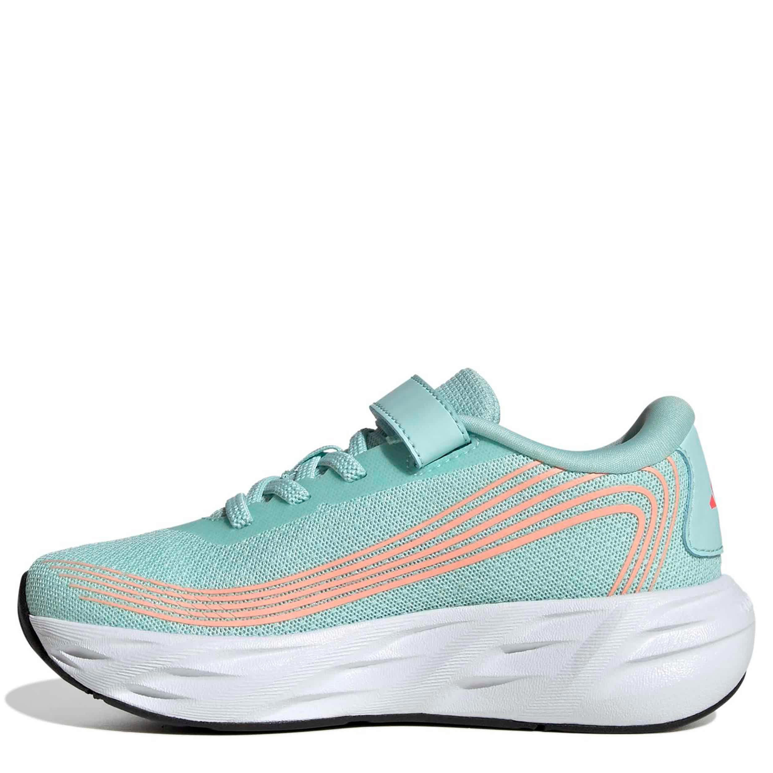 ADIDAS-GIRLS LITTLE KID GALAXY 8 RUNNING SHOE-AQUA & GREY