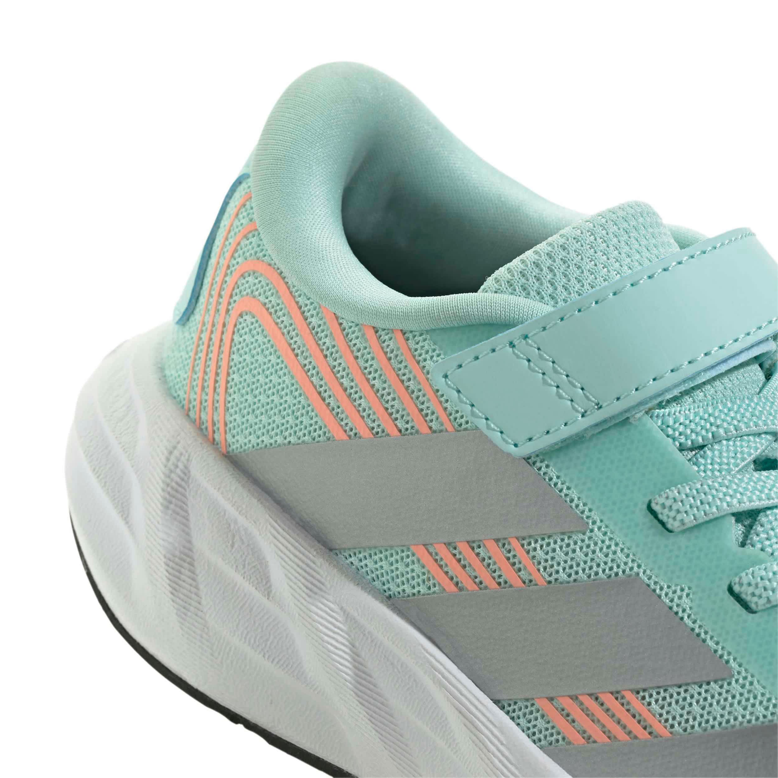 ADIDAS-GIRLS LITTLE KID GALAXY 8 RUNNING SHOE-AQUA & GREY