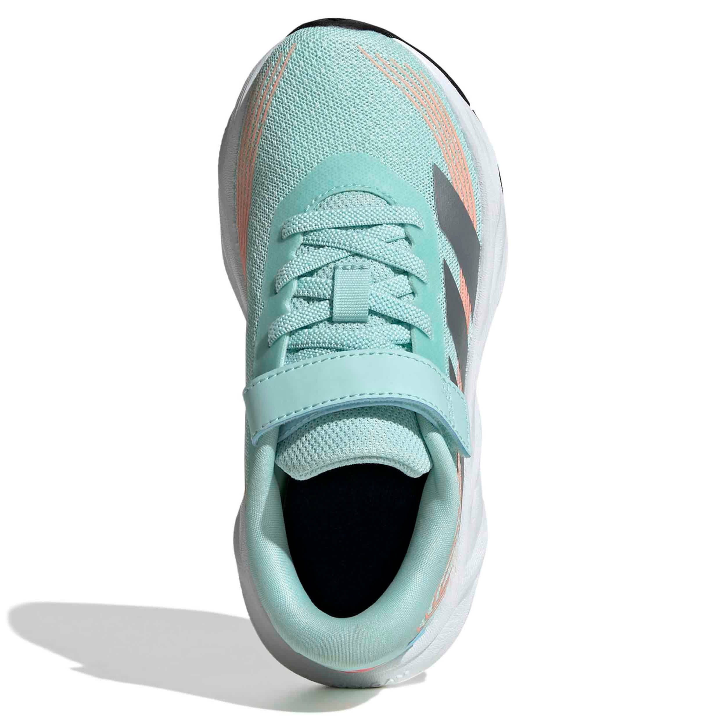 ADIDAS-GIRLS LITTLE KID GALAXY 8 RUNNING SHOE-AQUA & GREY