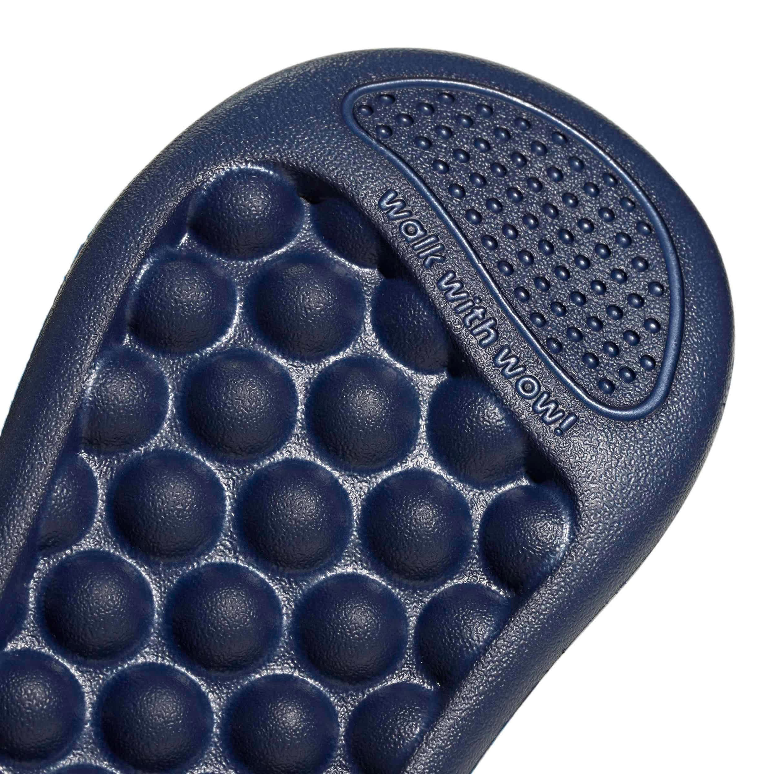 ADIDAS-BOYS TODDLER GRAND COURT SNEAKER-WHITE & DARK BLUE