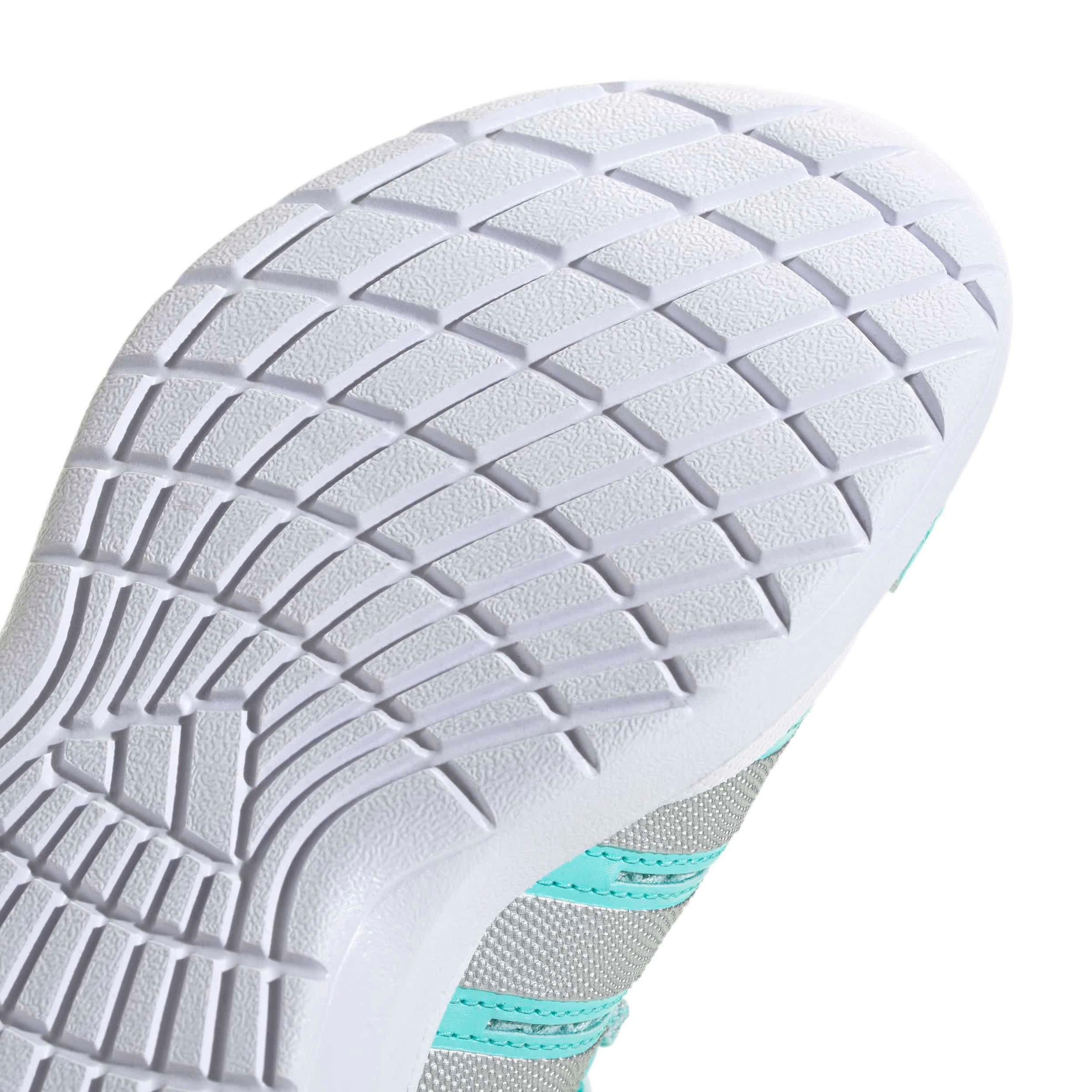 ADIDAS-GIRLS LITTLE KID LIGHTORAMA RUNNER SNEAKER-MINT & SILVER