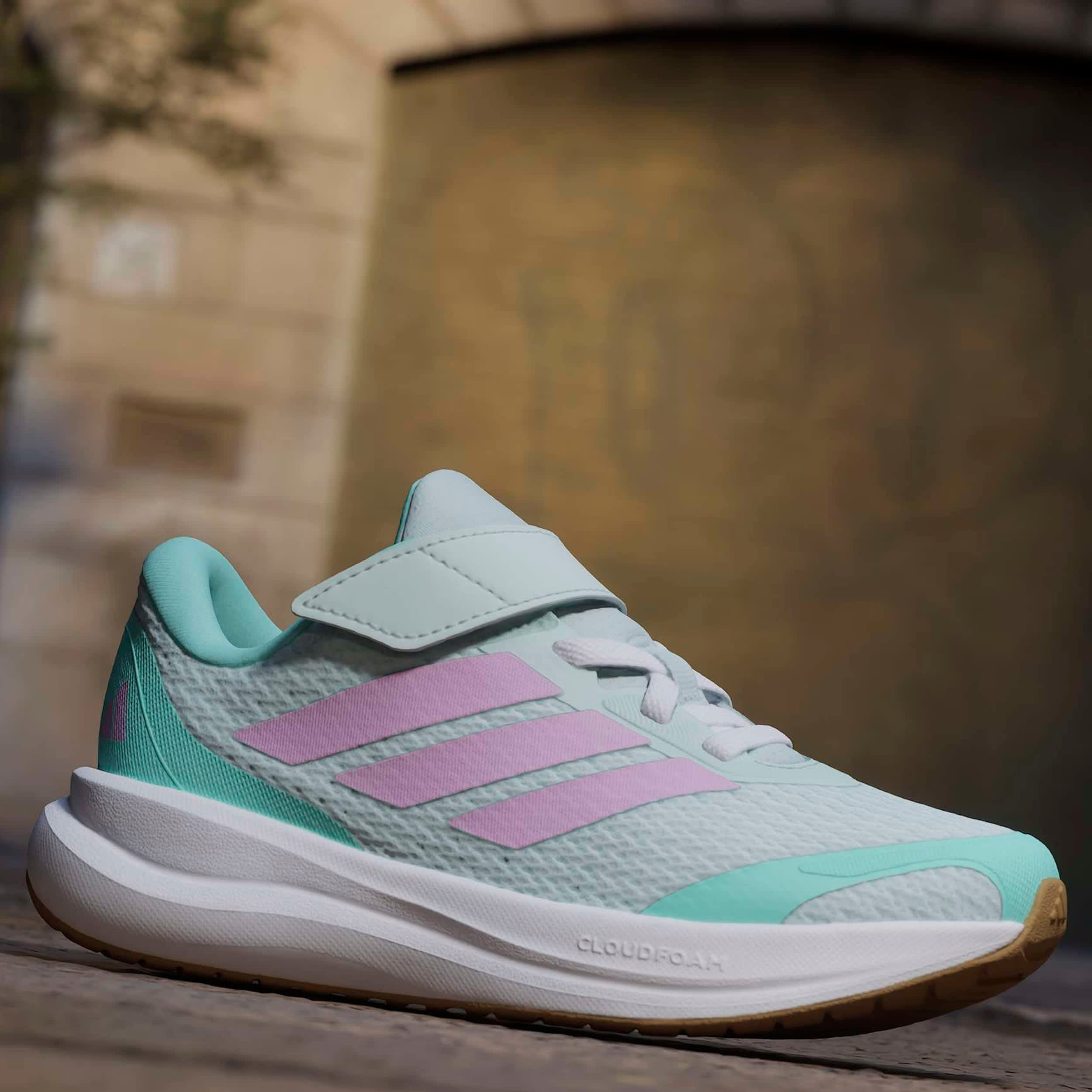 ADIDAS-GIRLS LITTLE KID RUNFALCON 6 SNEAKER-MINT & LILAC