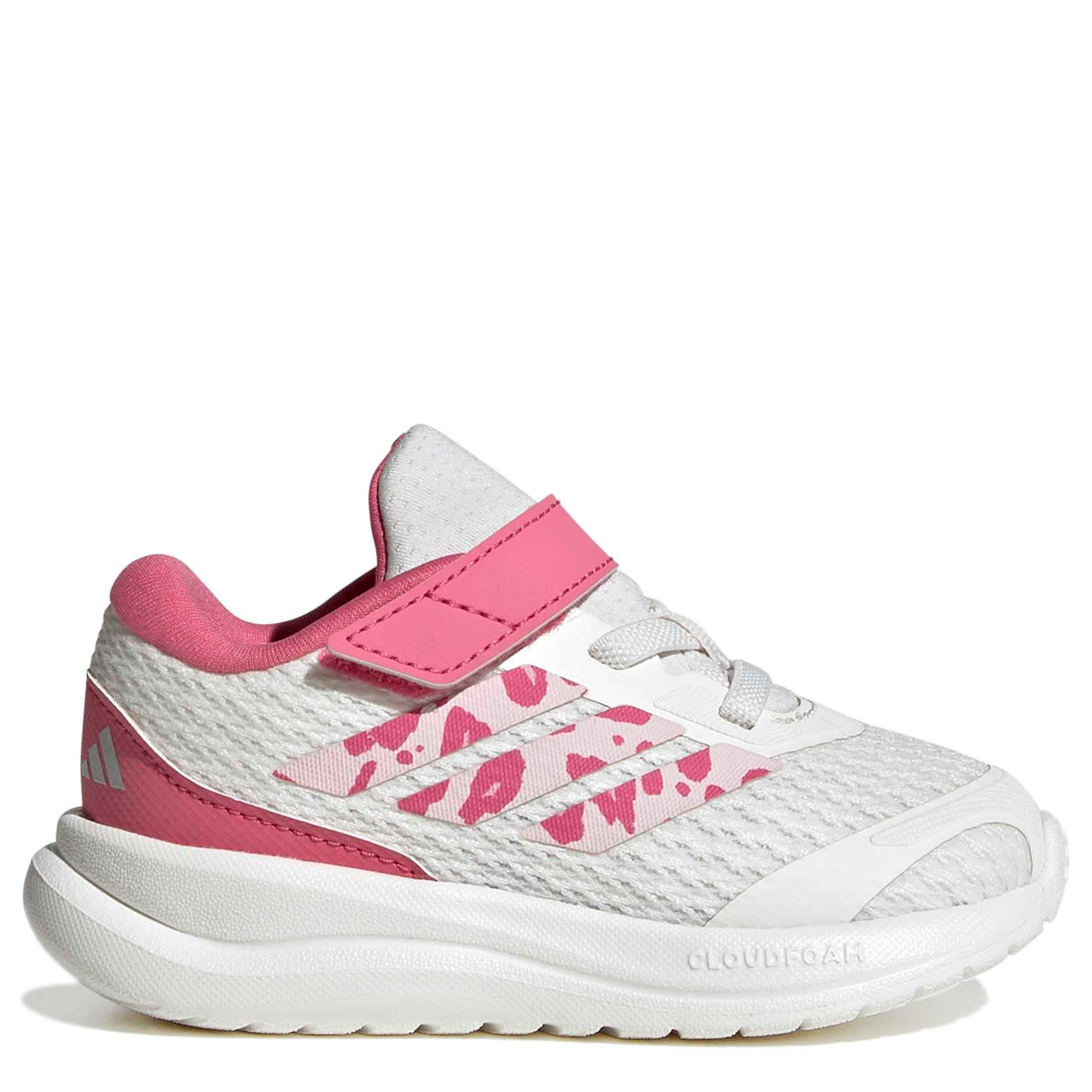 ADIDAS-GIRLS TODDLER RUNFALCON 6 SNEAKER-WHITE & PINK