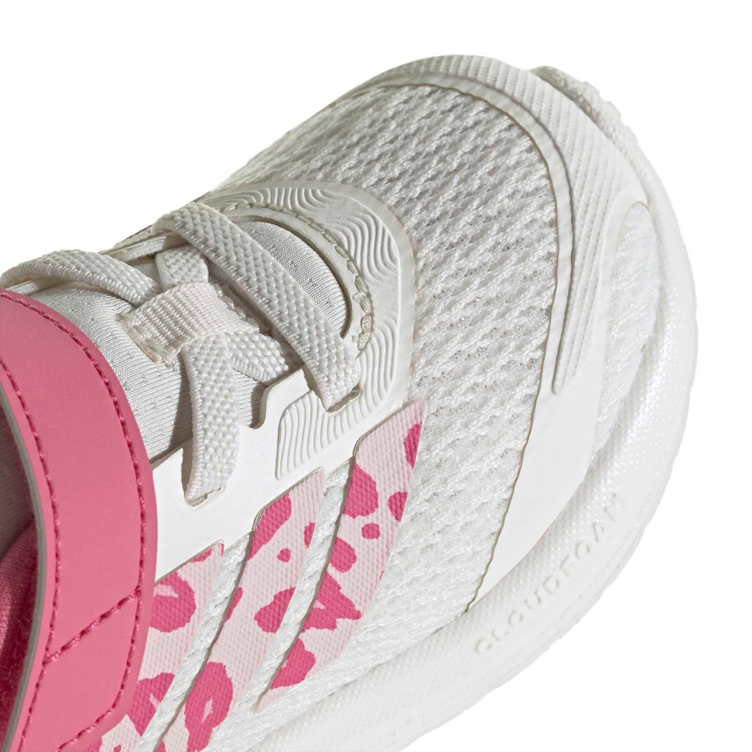 ADIDAS-GIRLS TODDLER RUNFALCON 6 SNEAKER-WHITE & PINK