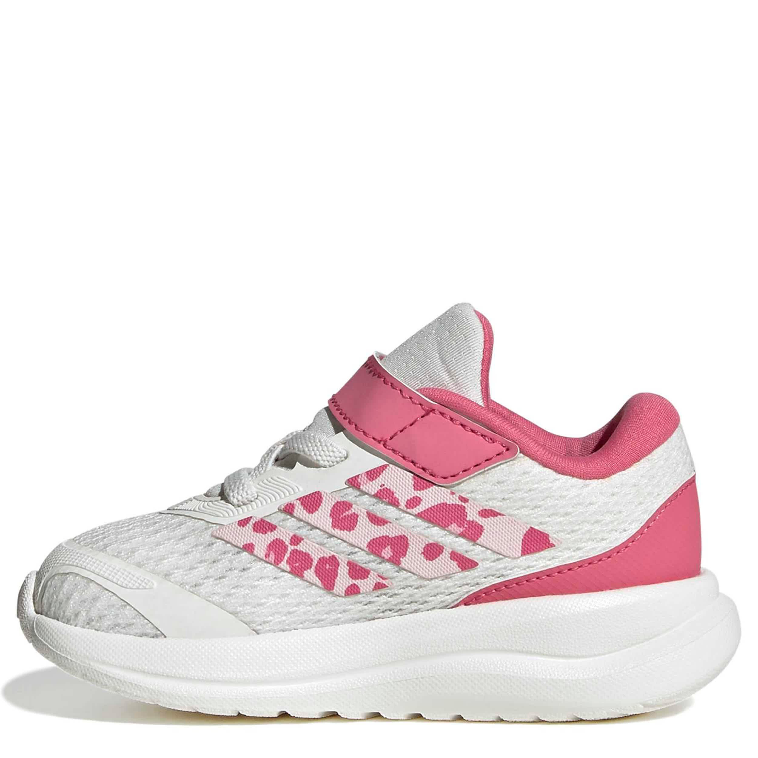ADIDAS-GIRLS TODDLER RUNFALCON 6 SNEAKER-WHITE & PINK