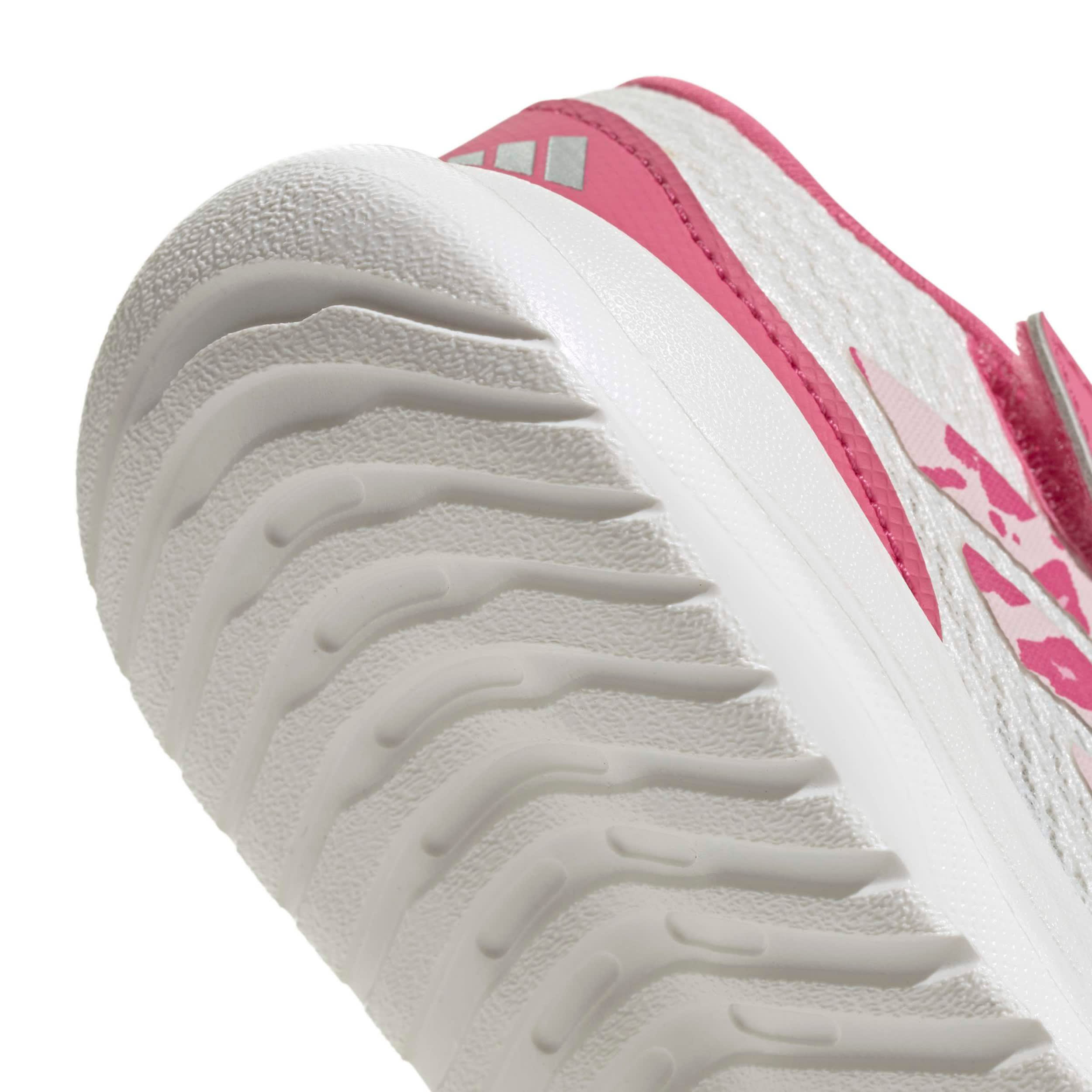 ADIDAS-GIRLS TODDLER RUNFALCON 6 SNEAKER-WHITE & PINK