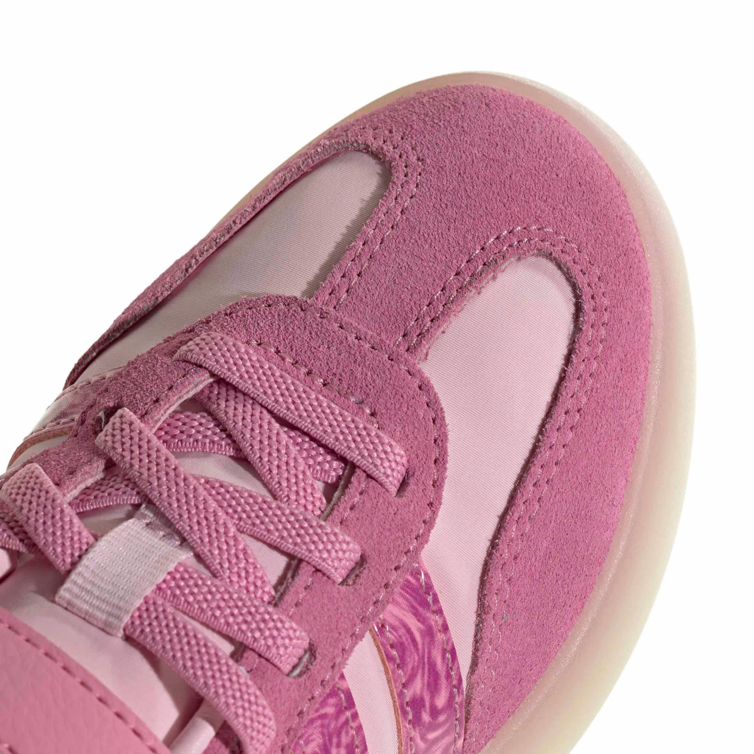 ADIDAS-GIRLS LITTLE KID BARREDA DECODE SNEAKER-PINK & YELLOW