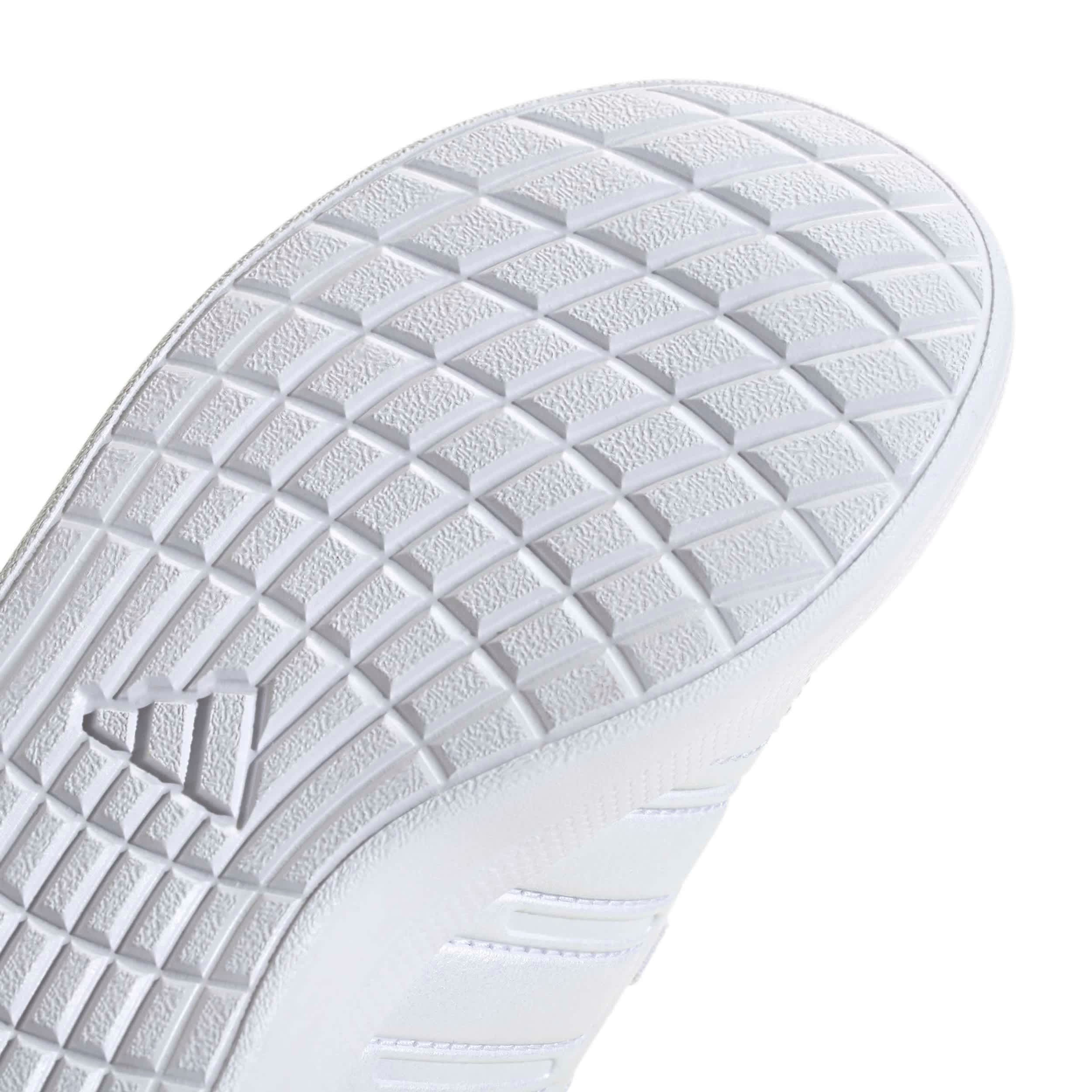 ADIDAS-GIRLS LITTLE KID LIGHTORAMA COURT SNEAKER-WHITE & PINK