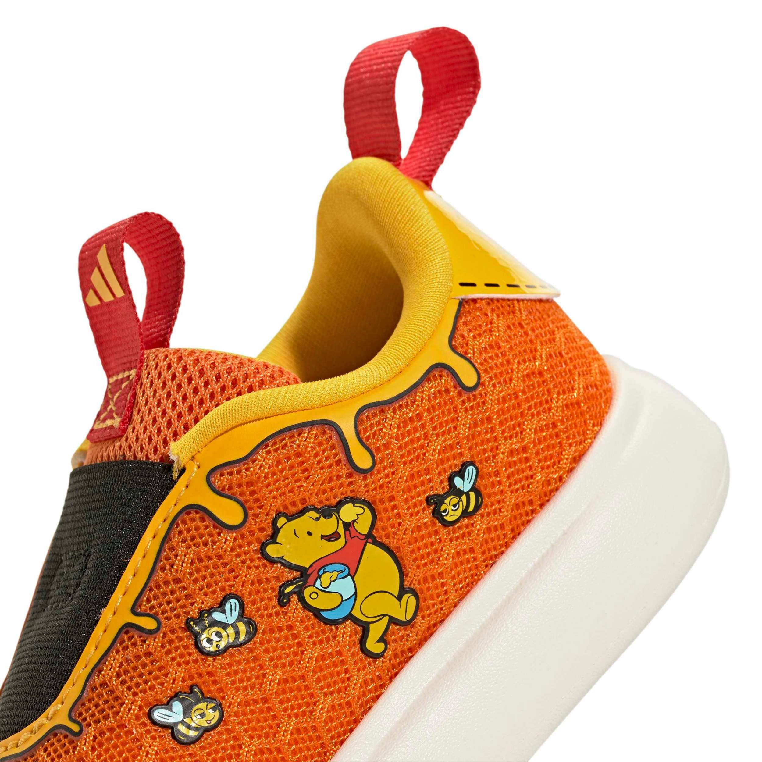 ADIDAS-BOYS TODDLER DISNEY BUBBLECOMIC SNEAKER-ORANGE & YELLOW