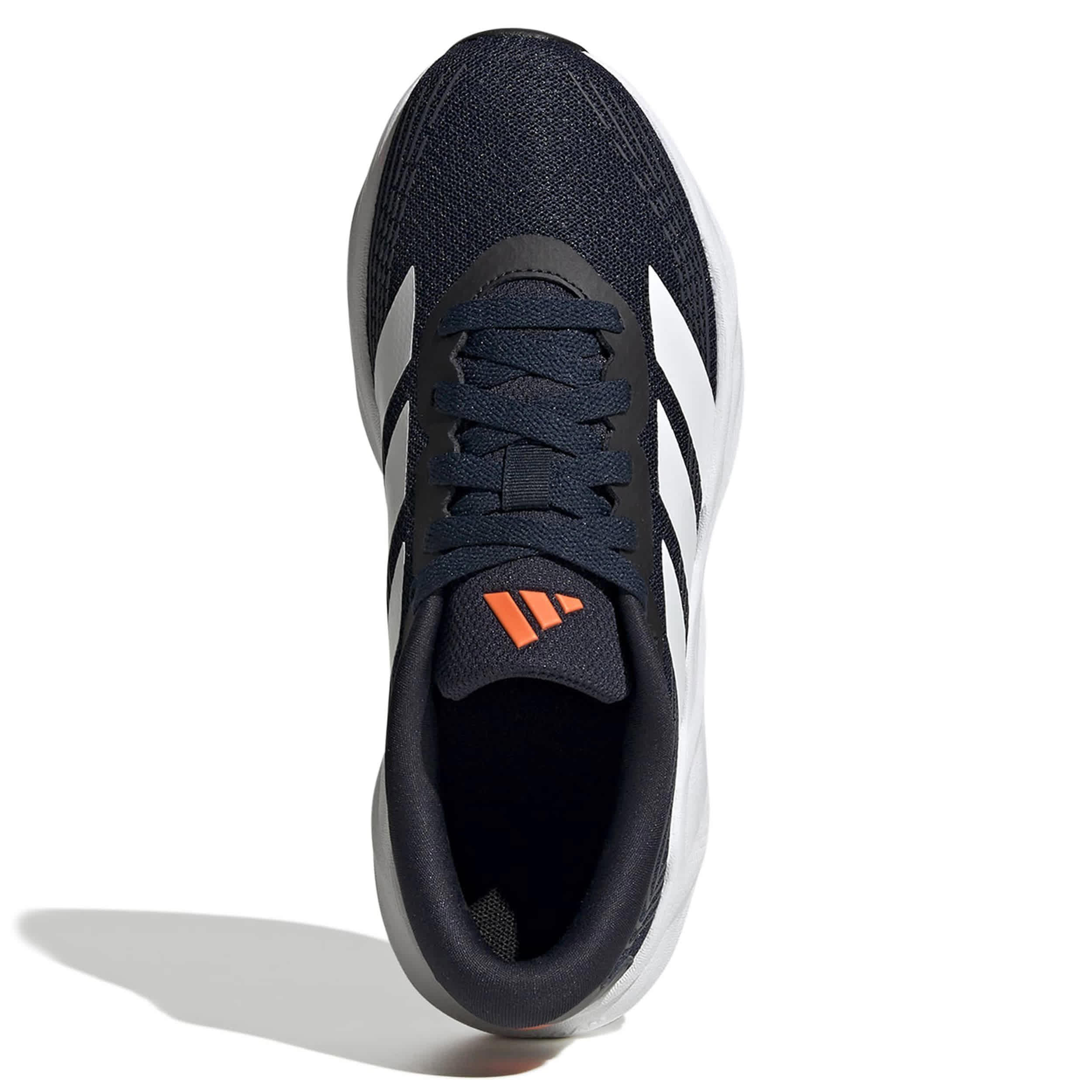 ADIDAS-BOYS BIG KID GALAXY 8 RUNNING SHOE-DARK BLUE & WHITE