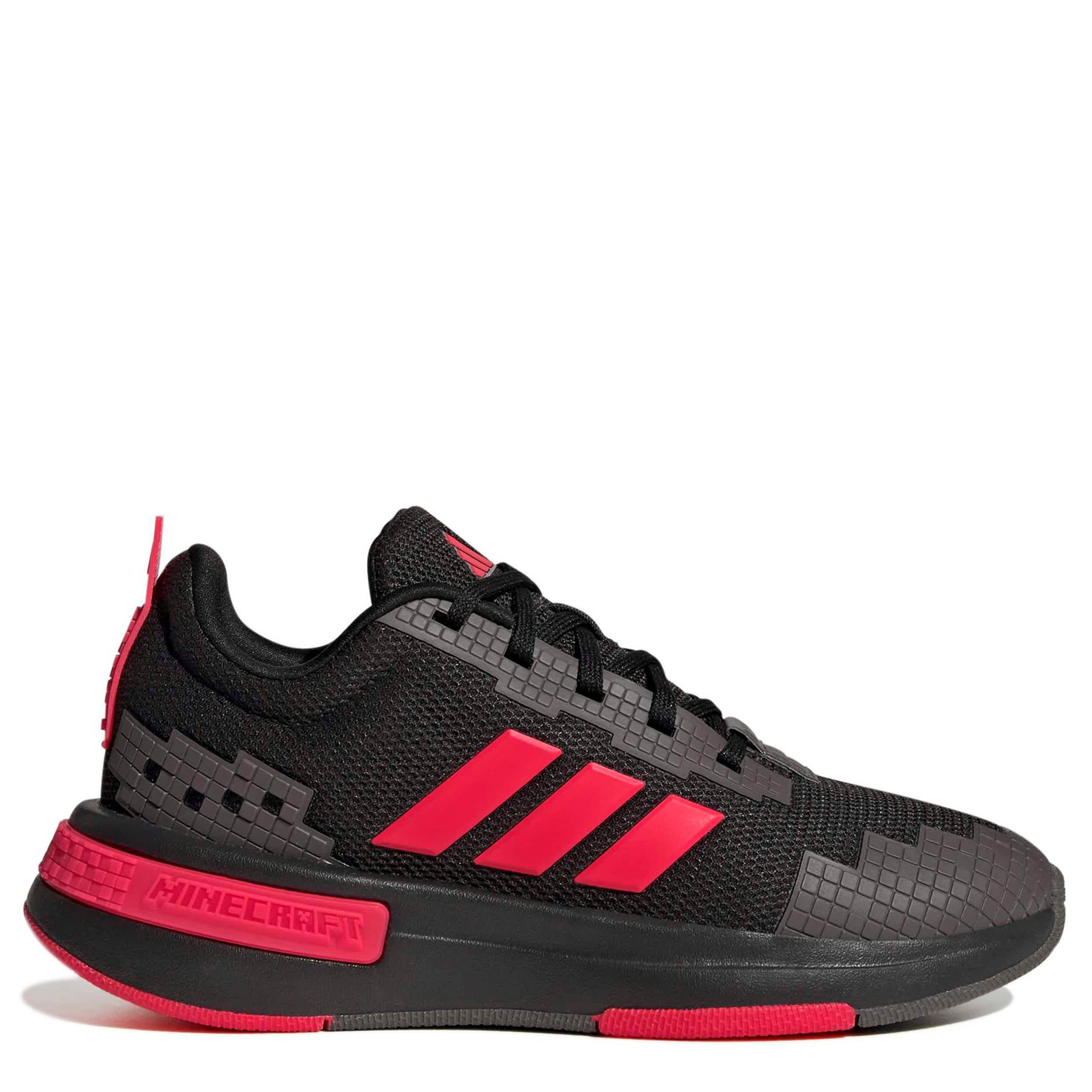 ADIDAS-BOYS BIG KID MINECRAFT PRO SNEAKER-BLACK & RED