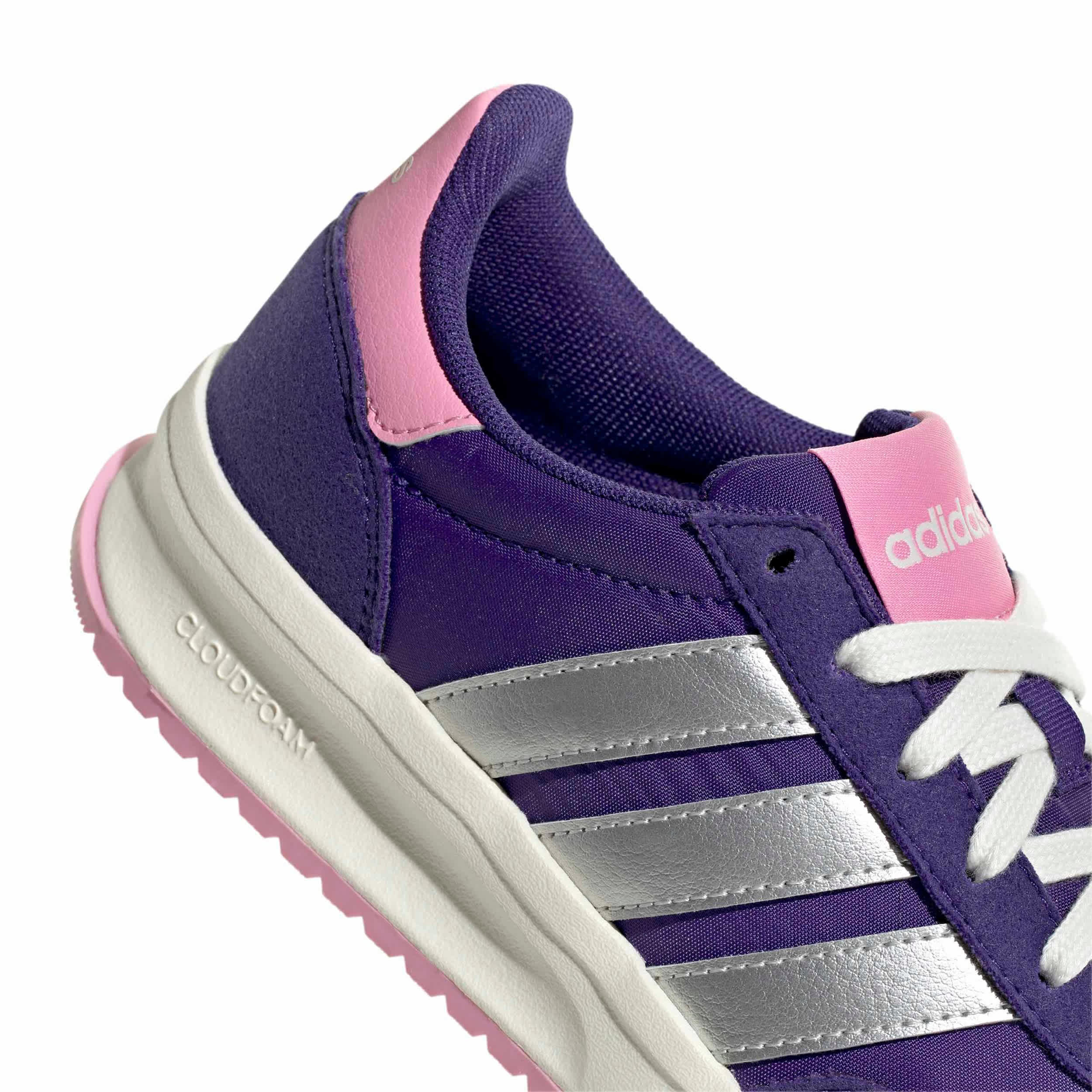 ADIDAS-GIRLS BIG KID RUN 70'S 2.0 SNEAKER-PURPLE & SILVER