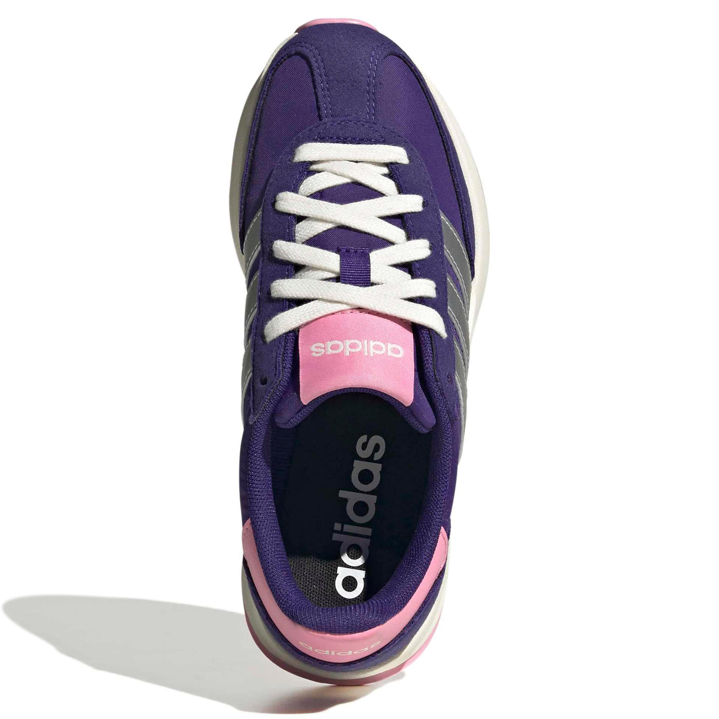 ADIDAS-GIRLS BIG KID RUN 70'S 2.0 SNEAKER-PURPLE & SILVER