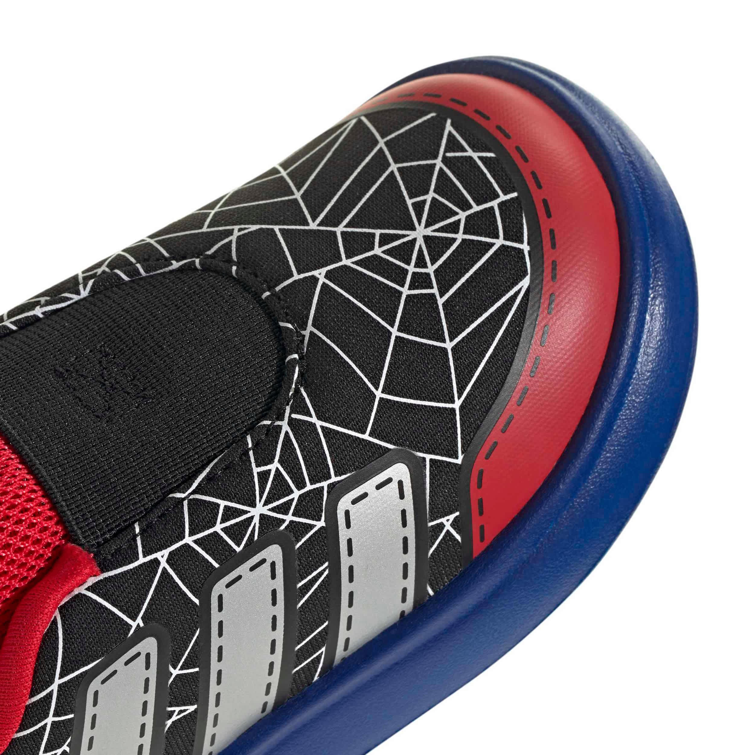 ADIDAS-BOYS TODDLER BUBBLECOMIC SNEAKER-BLACK & SILVER