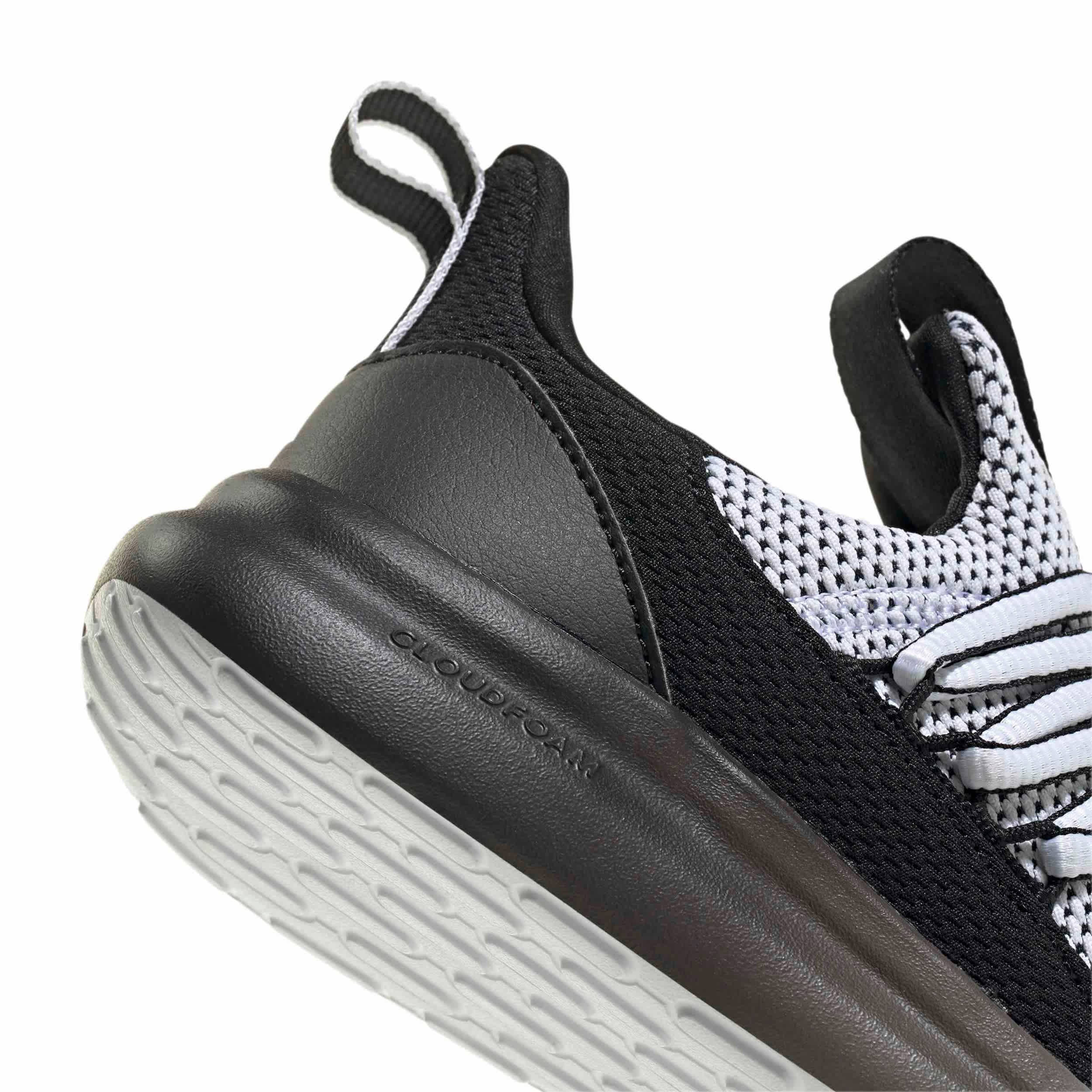 ADIDAS-BOYS LITTLE-BIG KID LITE RACER ADAPT 7.0 SNEAKER-WHITE & BLACK