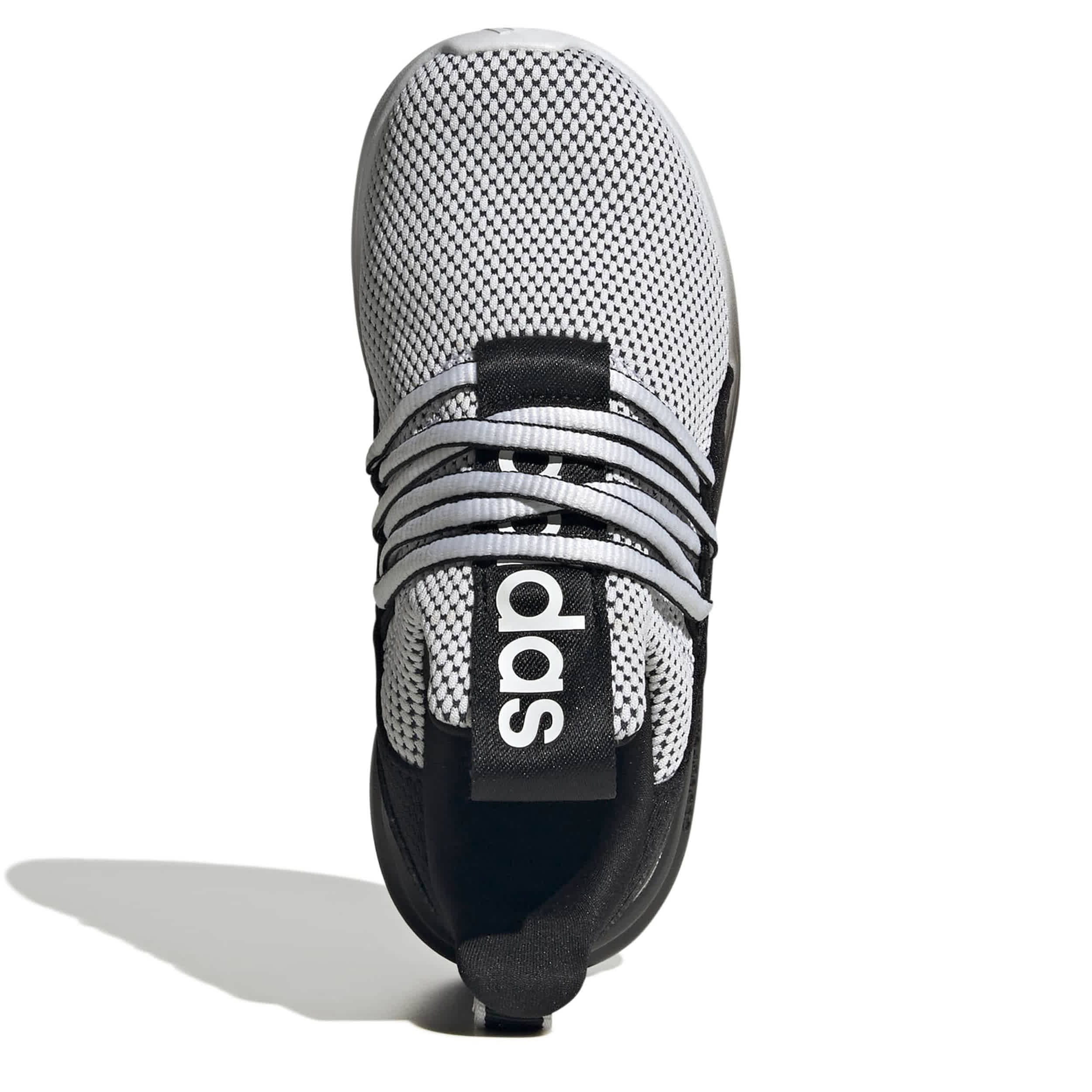 ADIDAS-BOYS LITTLE-BIG KID LITE RACER ADAPT 7.0 SNEAKER-WHITE & BLACK