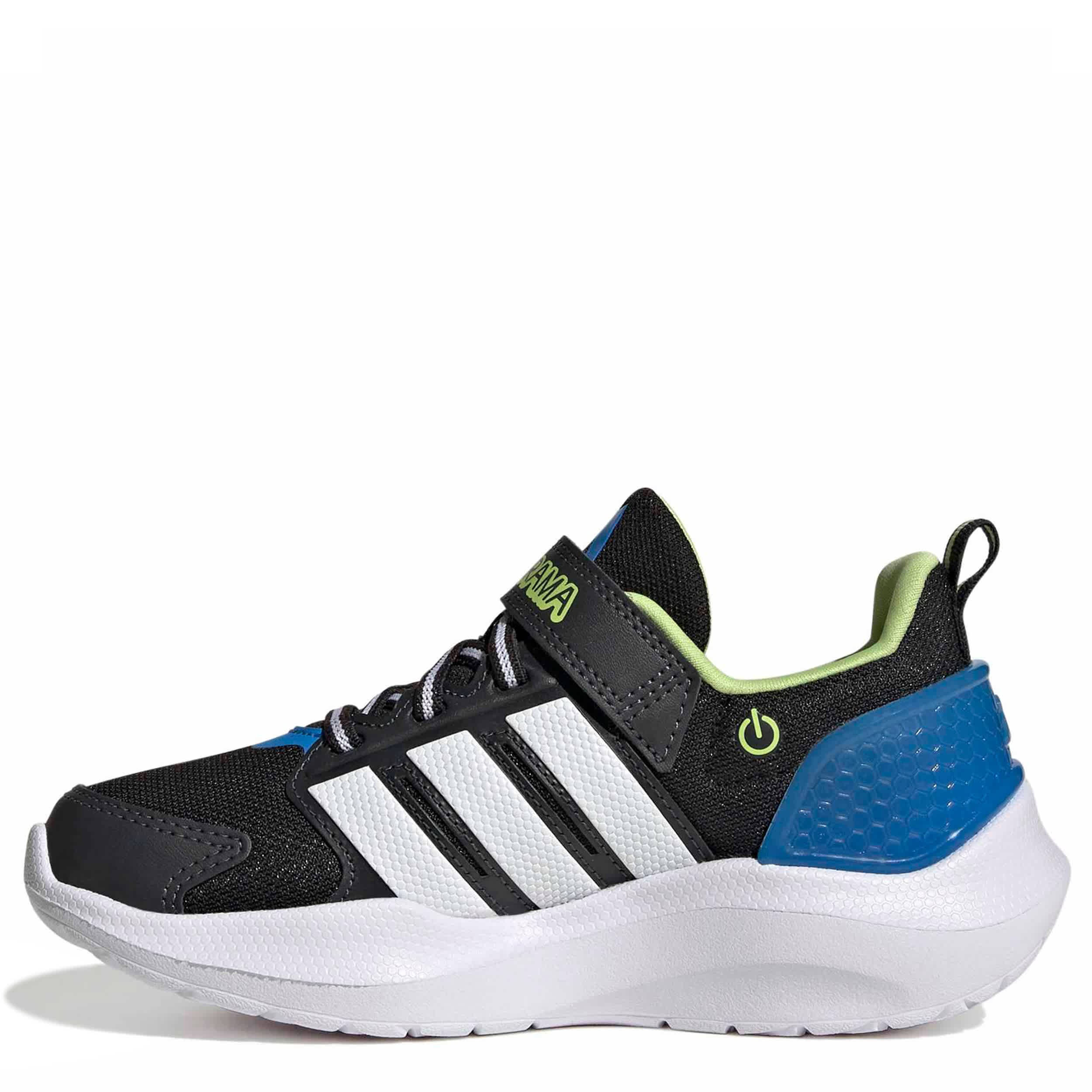 ADIDAS-BOYS LITTLE KID LIGHTORAMA RUNNER SNEAKER-BLACK & WHITE
