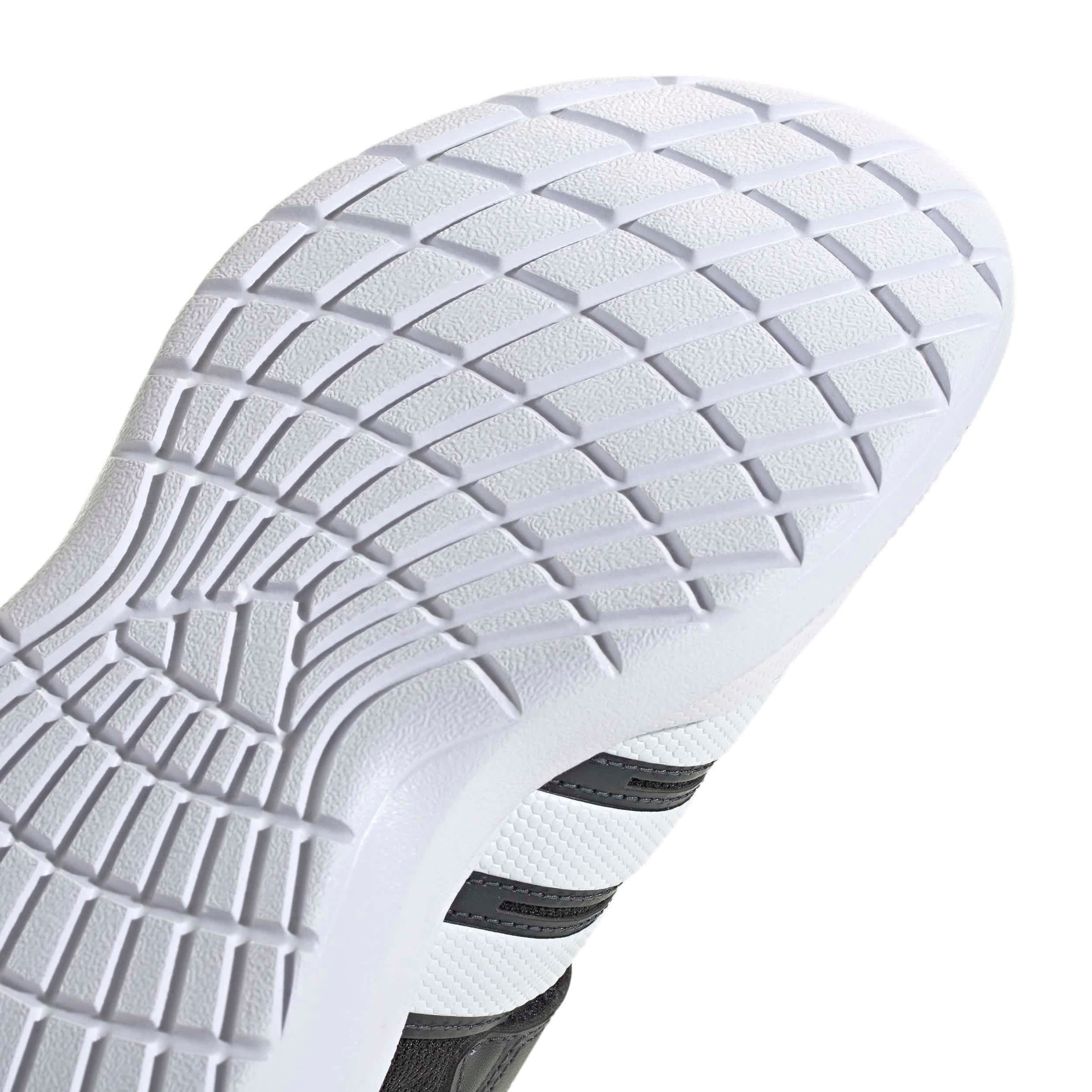 ADIDAS-BOYS LITTLE KID LIGHTORAMA RUNNER SNEAKER-BLACK & WHITE