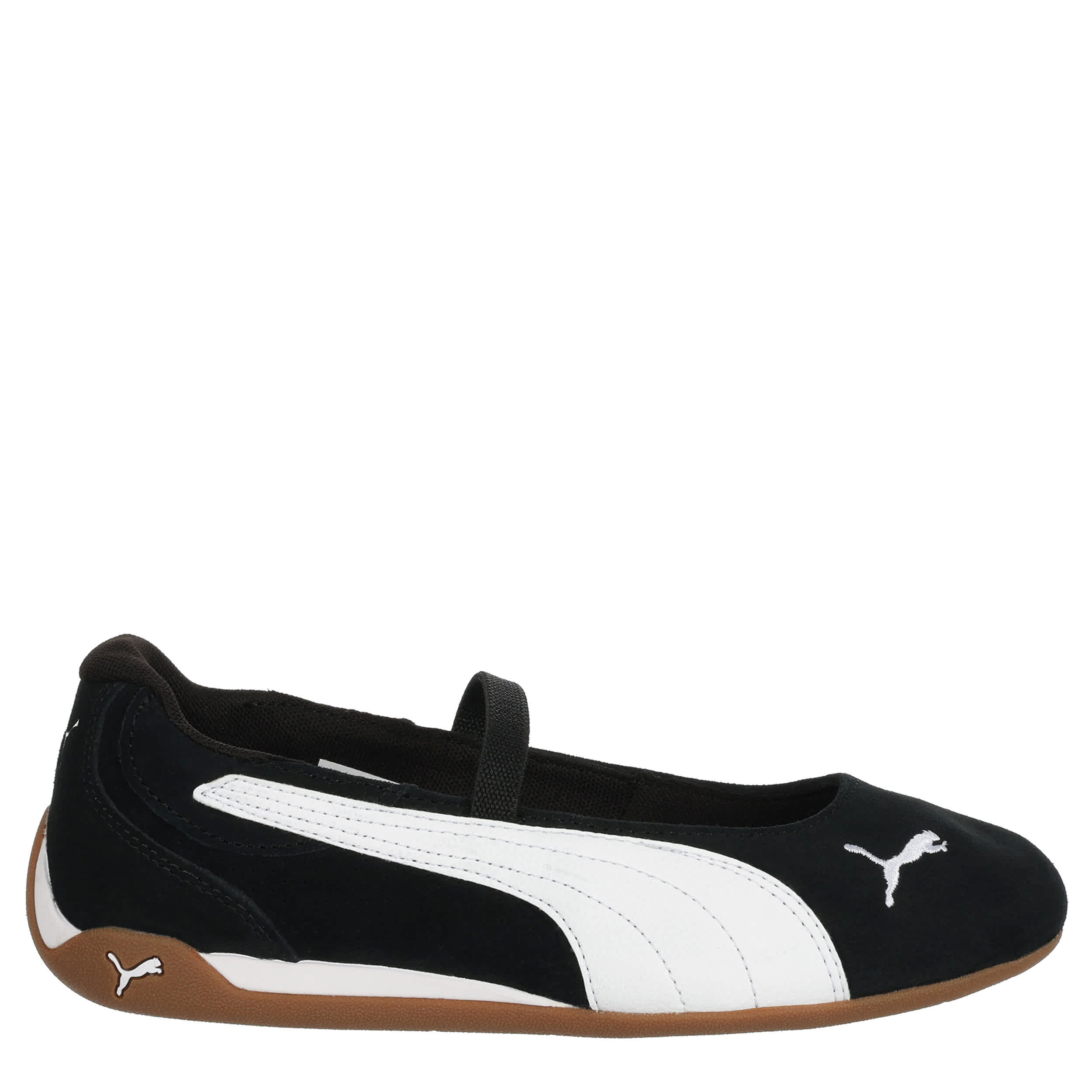 PUMA-GIRLS BIG KID REPLICATCH BALLET SNEAKER-BLACK & WHITE