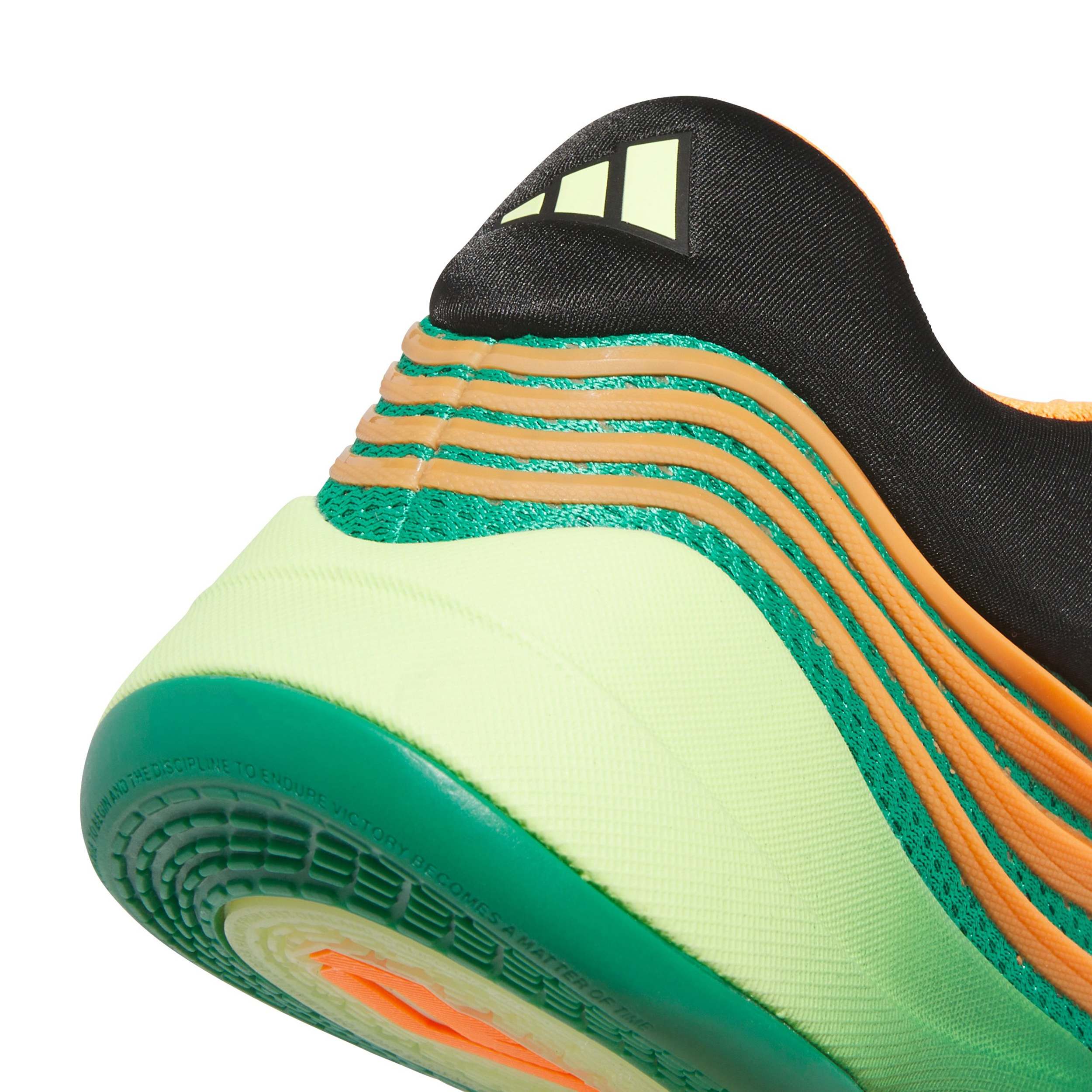 ADIDAS-BOYS BIG KID DAME X BASKETBALL SHOE-GREEN & ORANGE