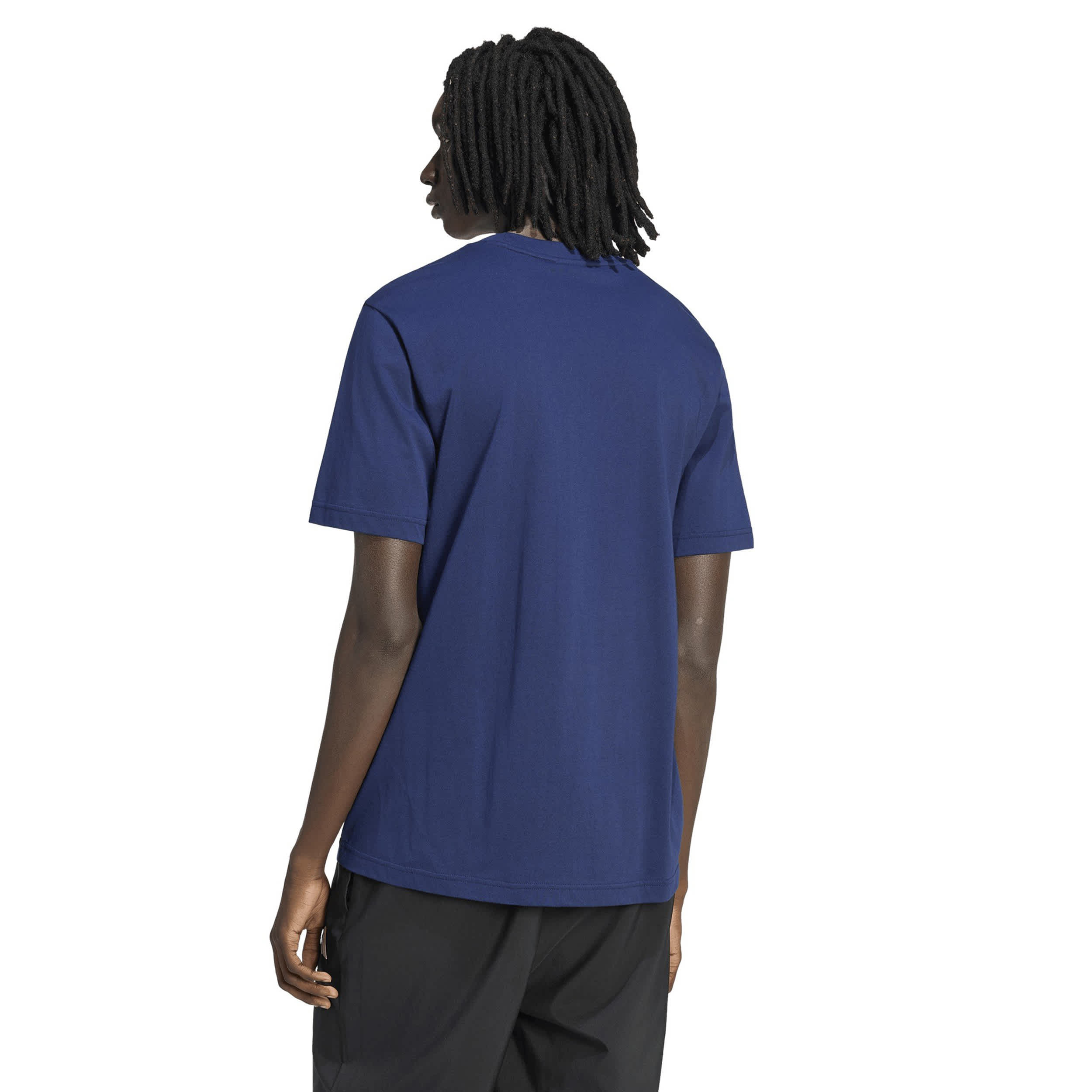 ADIDAS-MENS WORLD CUP USA T-SHIRT-NAVY & ASSORTED