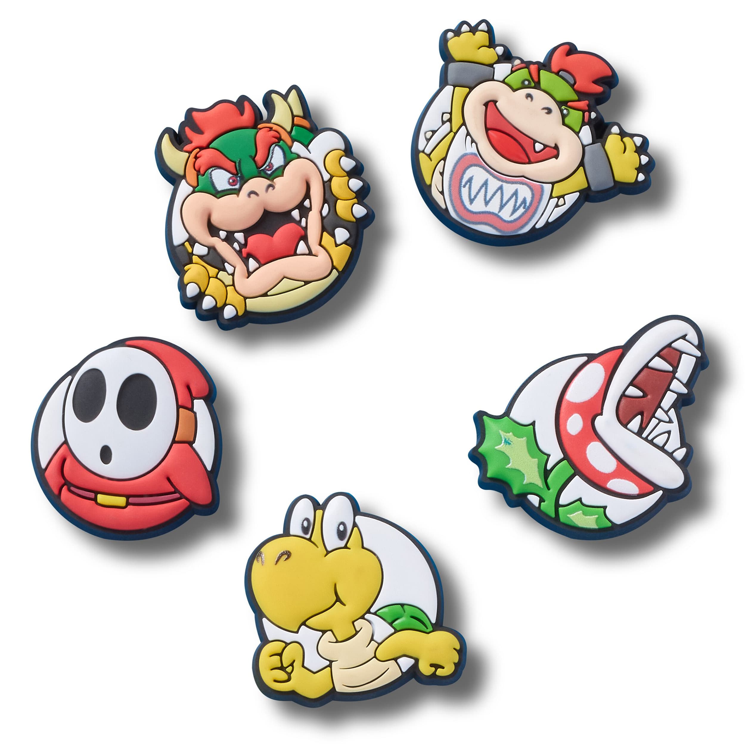 CROCS-UNISEX SUPER MARIO 5 PACK JIBBITZ-ASSORTED & 