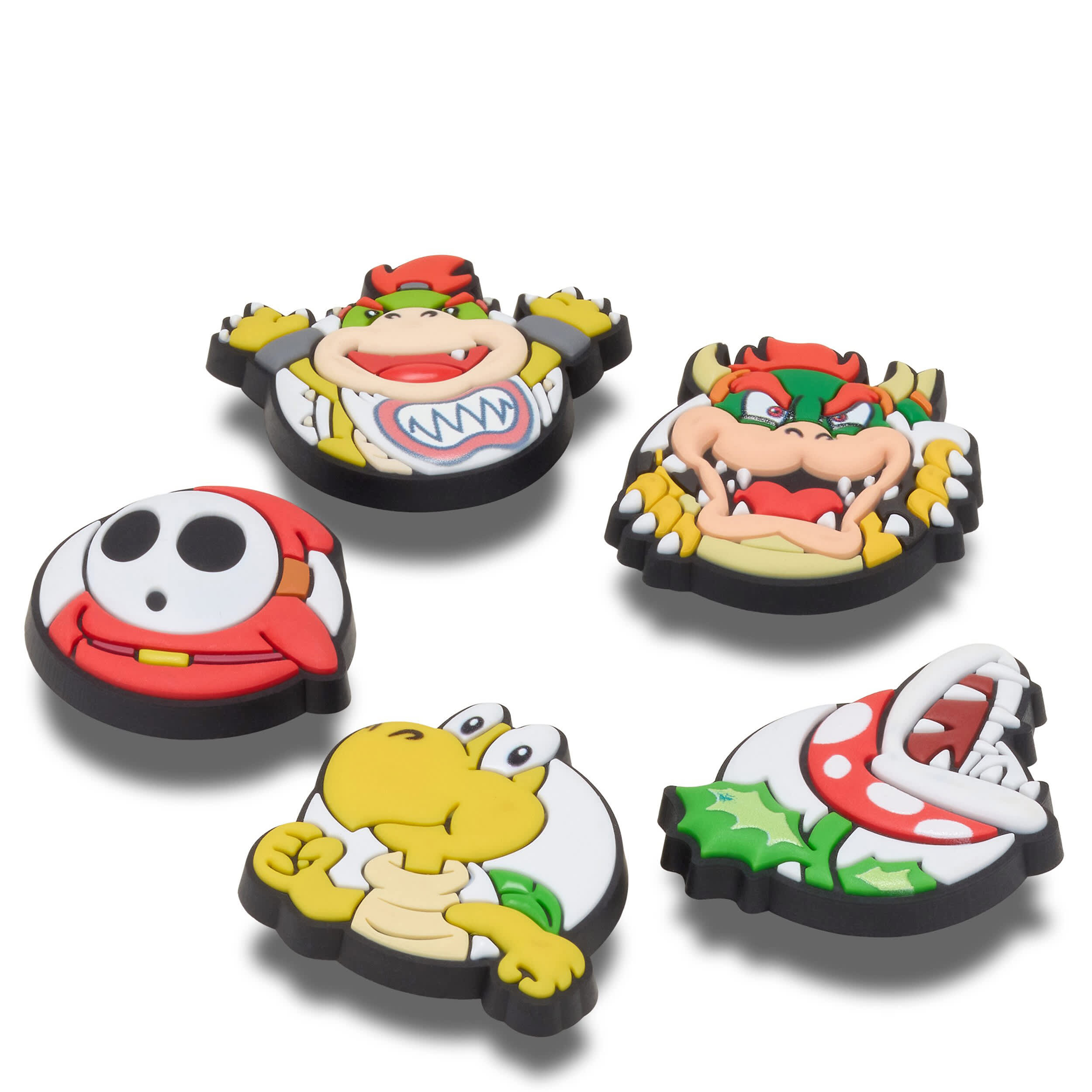 CROCS-UNISEX SUPER MARIO 5 PACK JIBBITZ-ASSORTED & 
