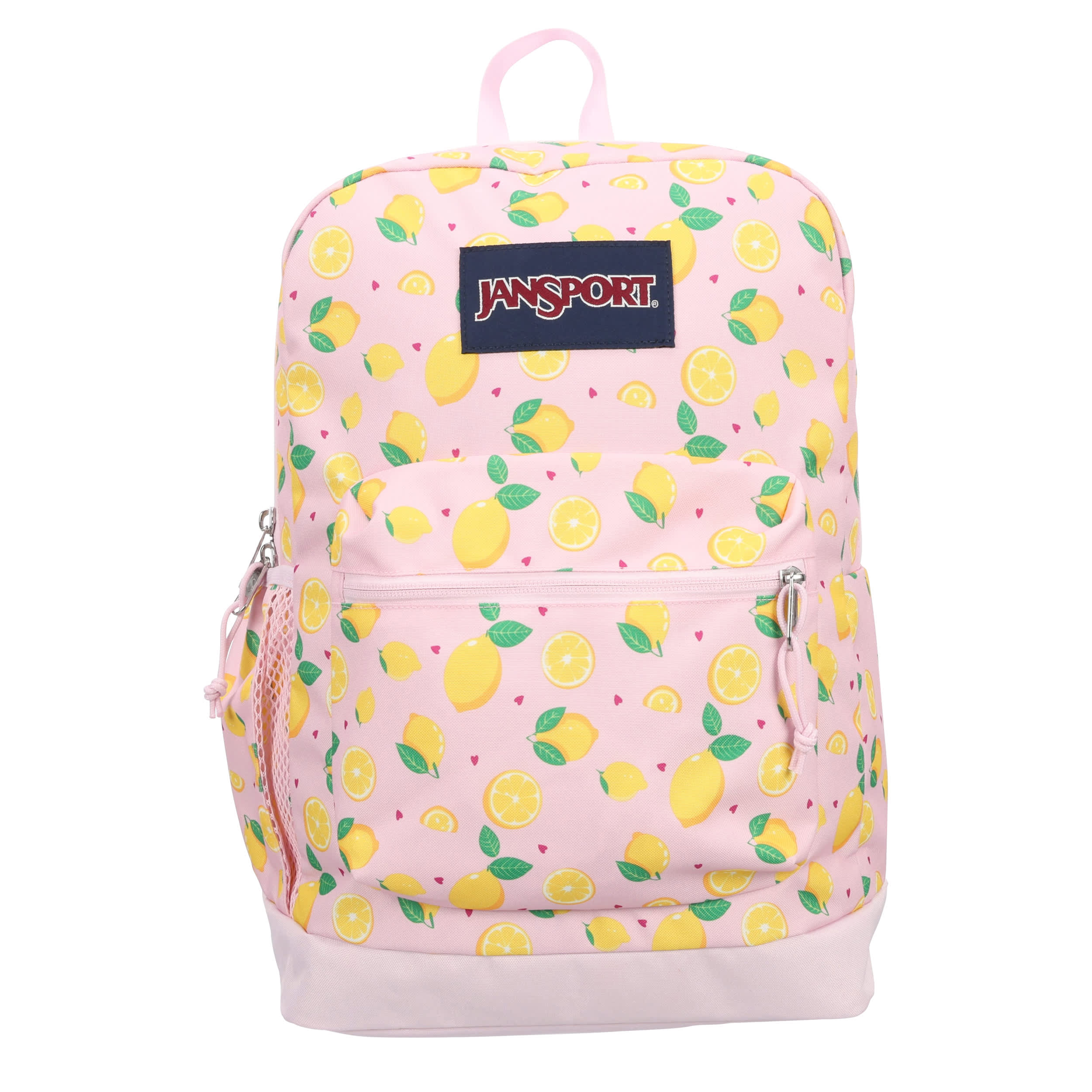 JANSPORT-UNISEX CROSSTOWN PLUS BACKPACK-PINK & YELLOW