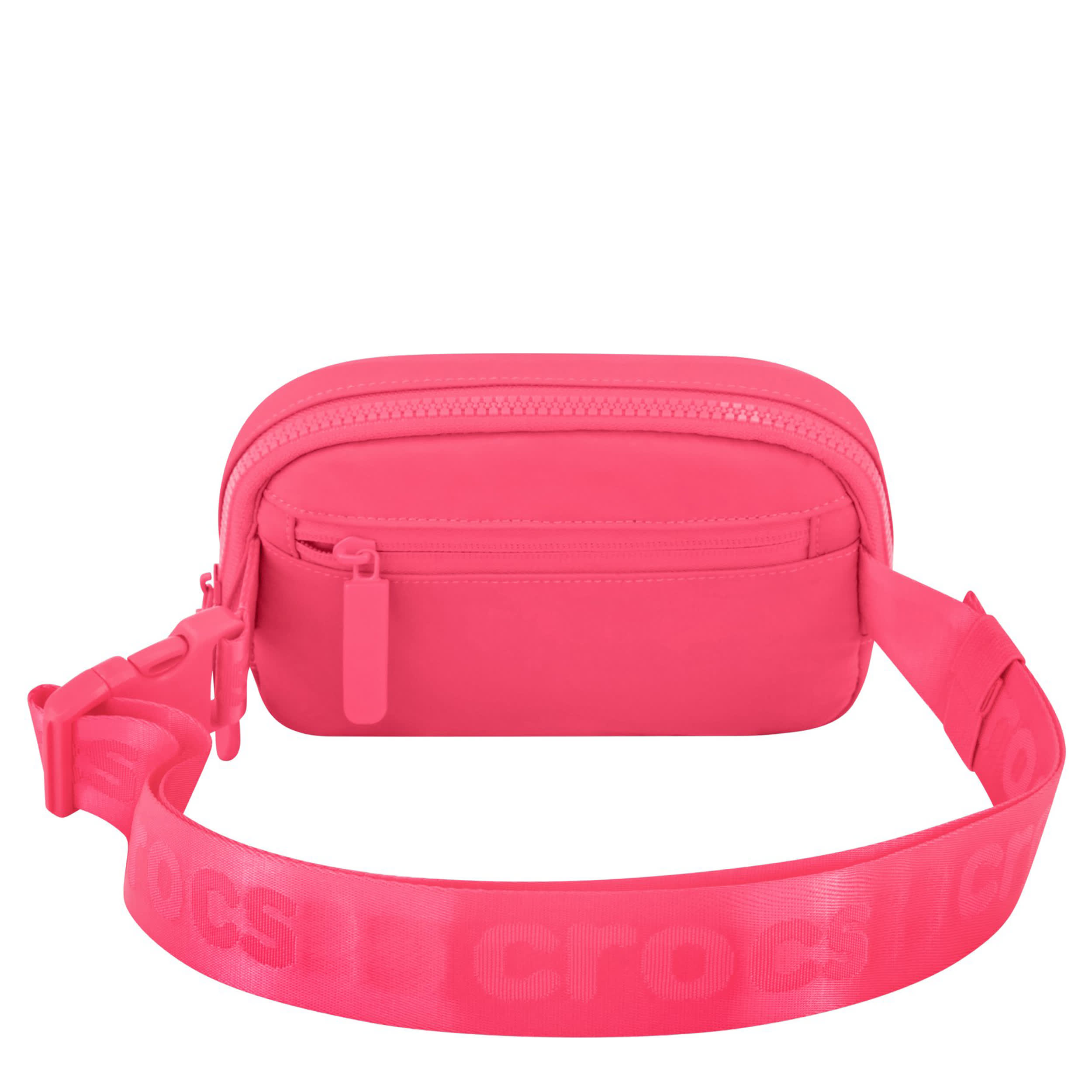 CROCS-UNISEX CLASSIC BELT BAG-BRIGHT PINK & 