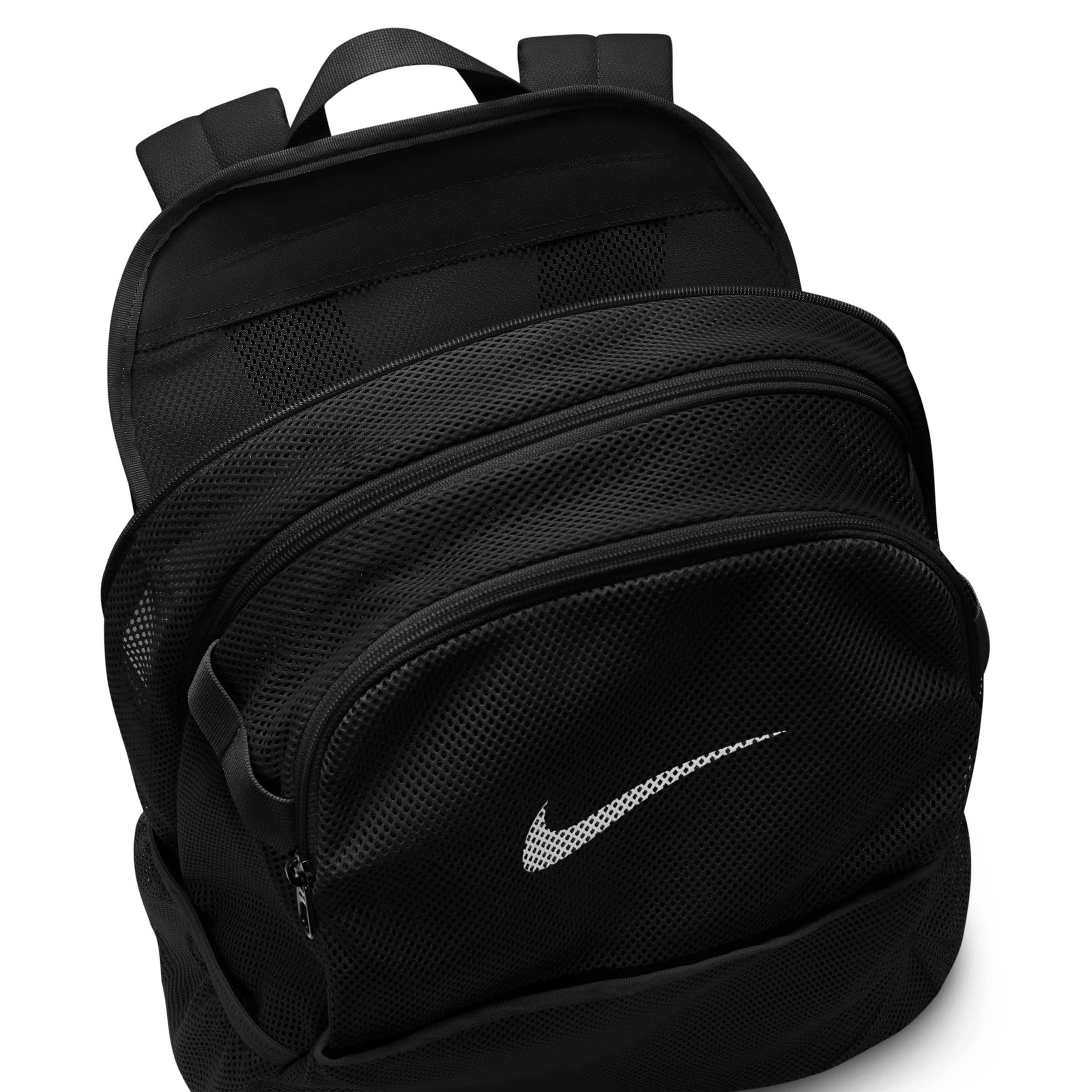 NIKE-UNISEX BRASILIA MESH BACKPACK-BLACK & 