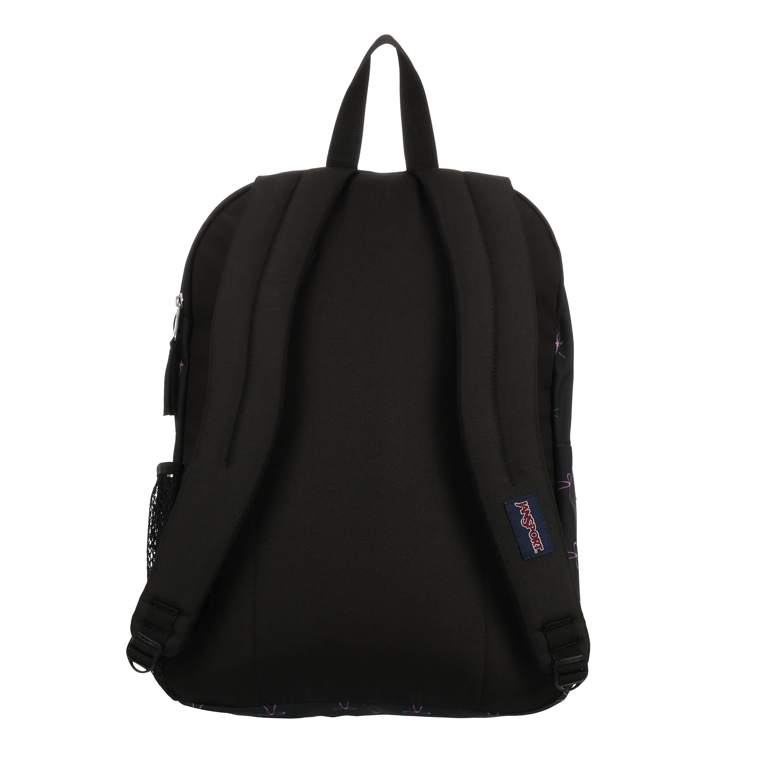 JANSPORT-UNISEX BAD BOWS BIG STUDENT BACKPACK-BLACK & PINK