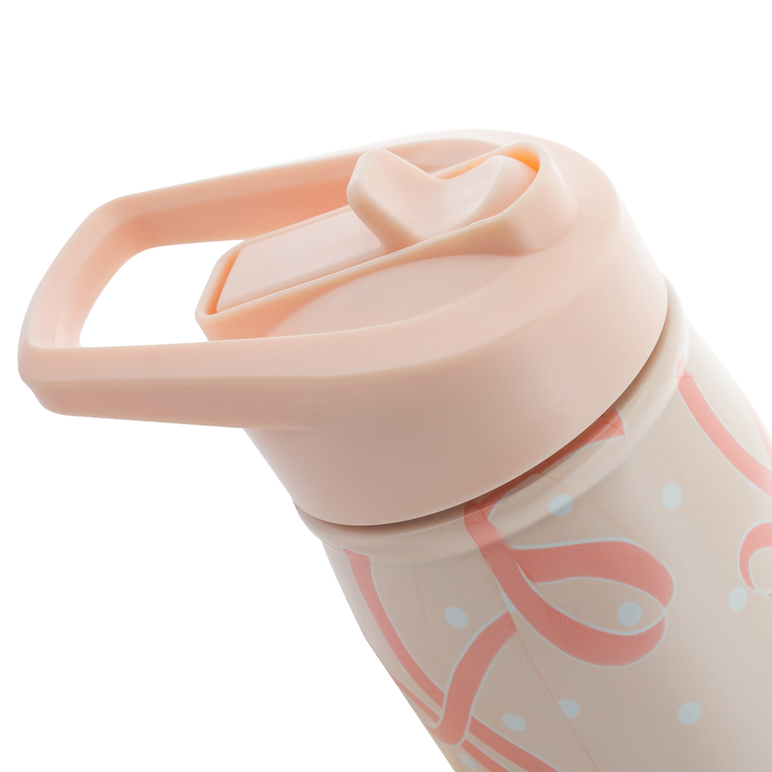 ADIDAS-UNISEX 20OZ STEEL STRAW WATER BOTTLE-PINK & 