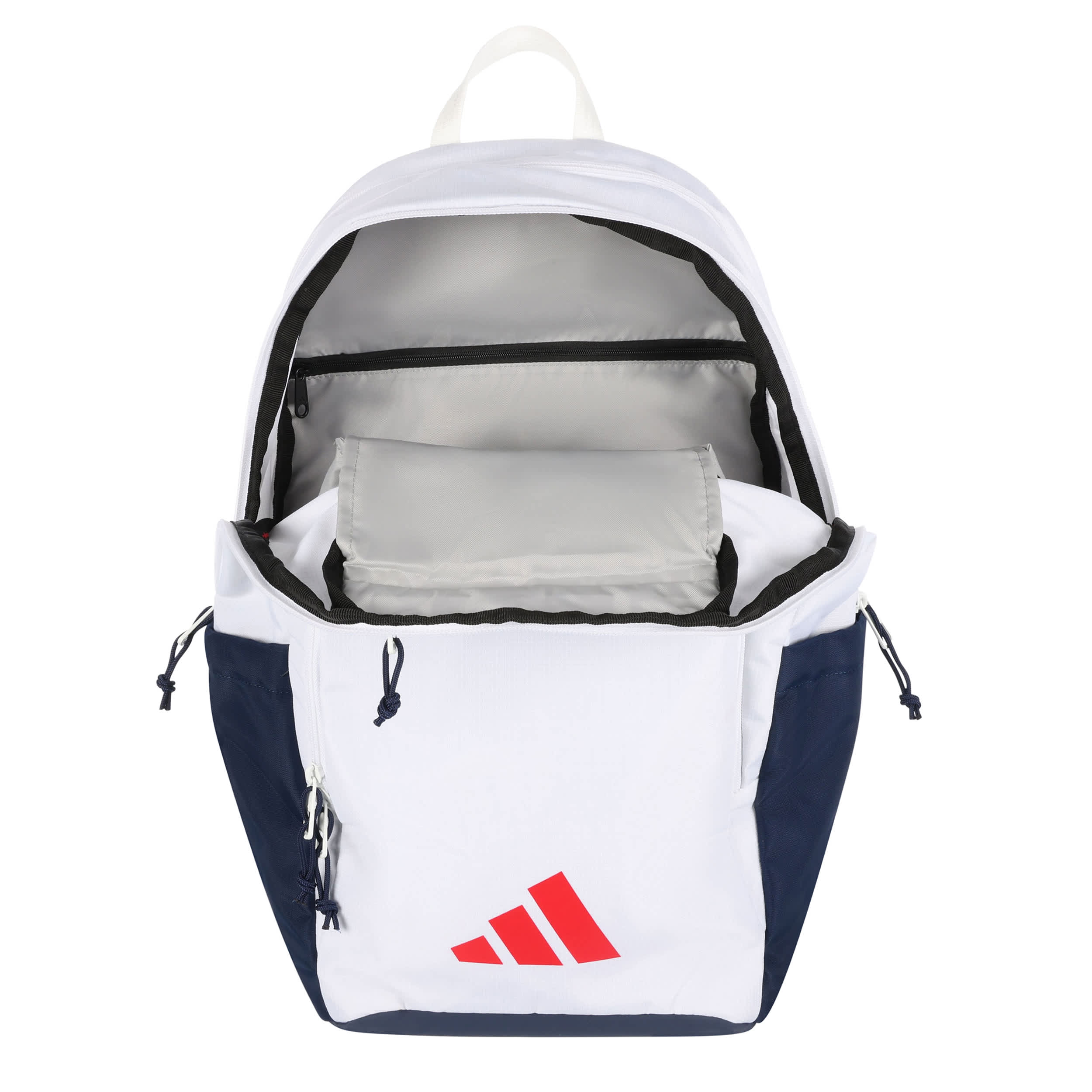 ADIDAS-UNISEX DEFENDER 5 BACKPACK-WHITE & NAVY