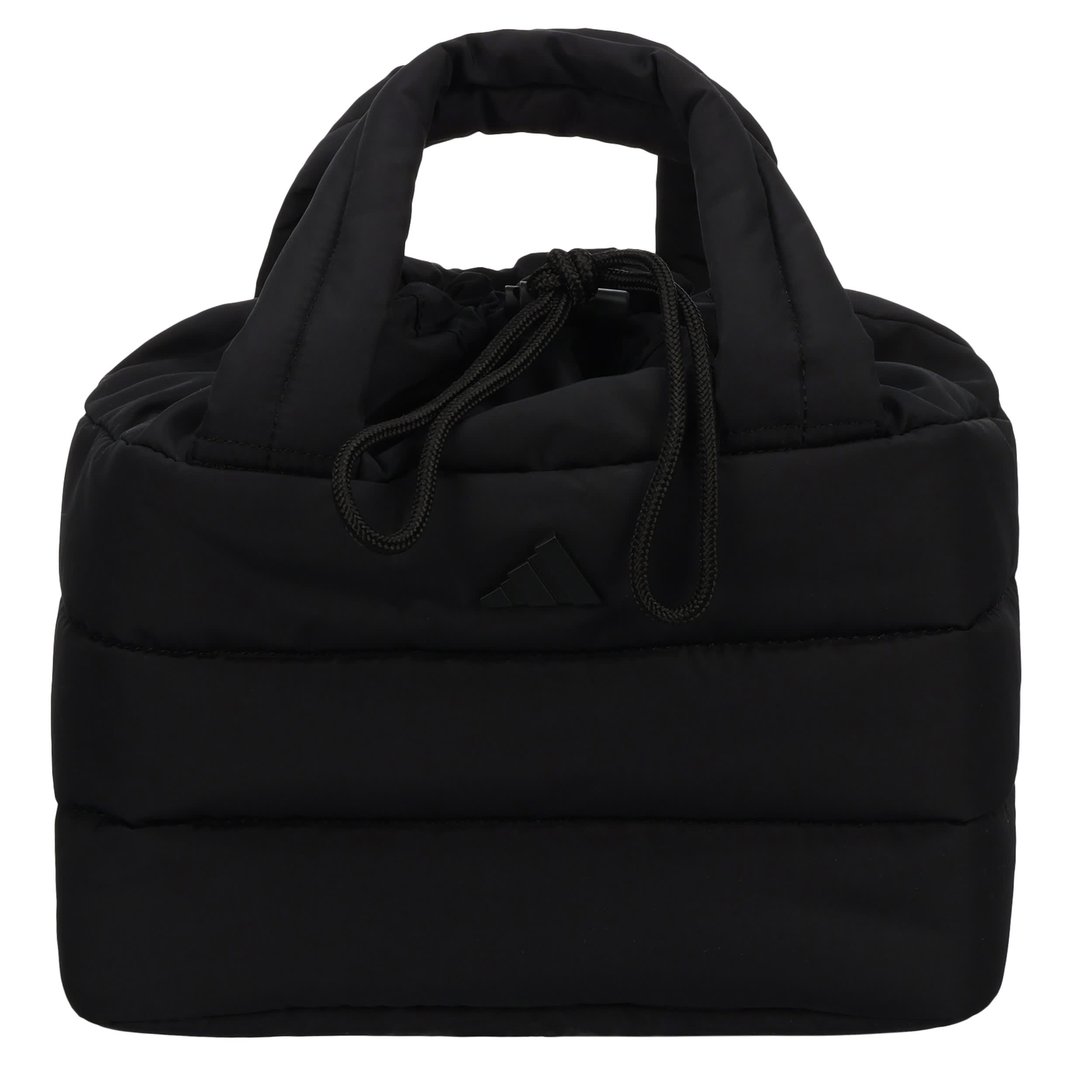 ADIDAS-UNISEX QUILTED LUNCH BAG-BLACK & 
