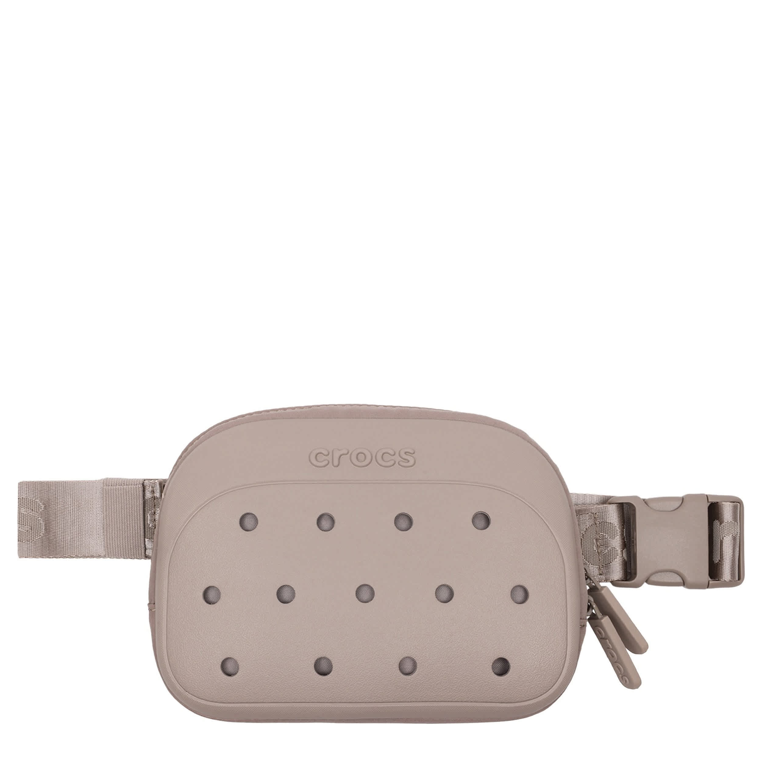 CROCS-UNISEX CLASSIC BELT BAG-TAUPE & 
