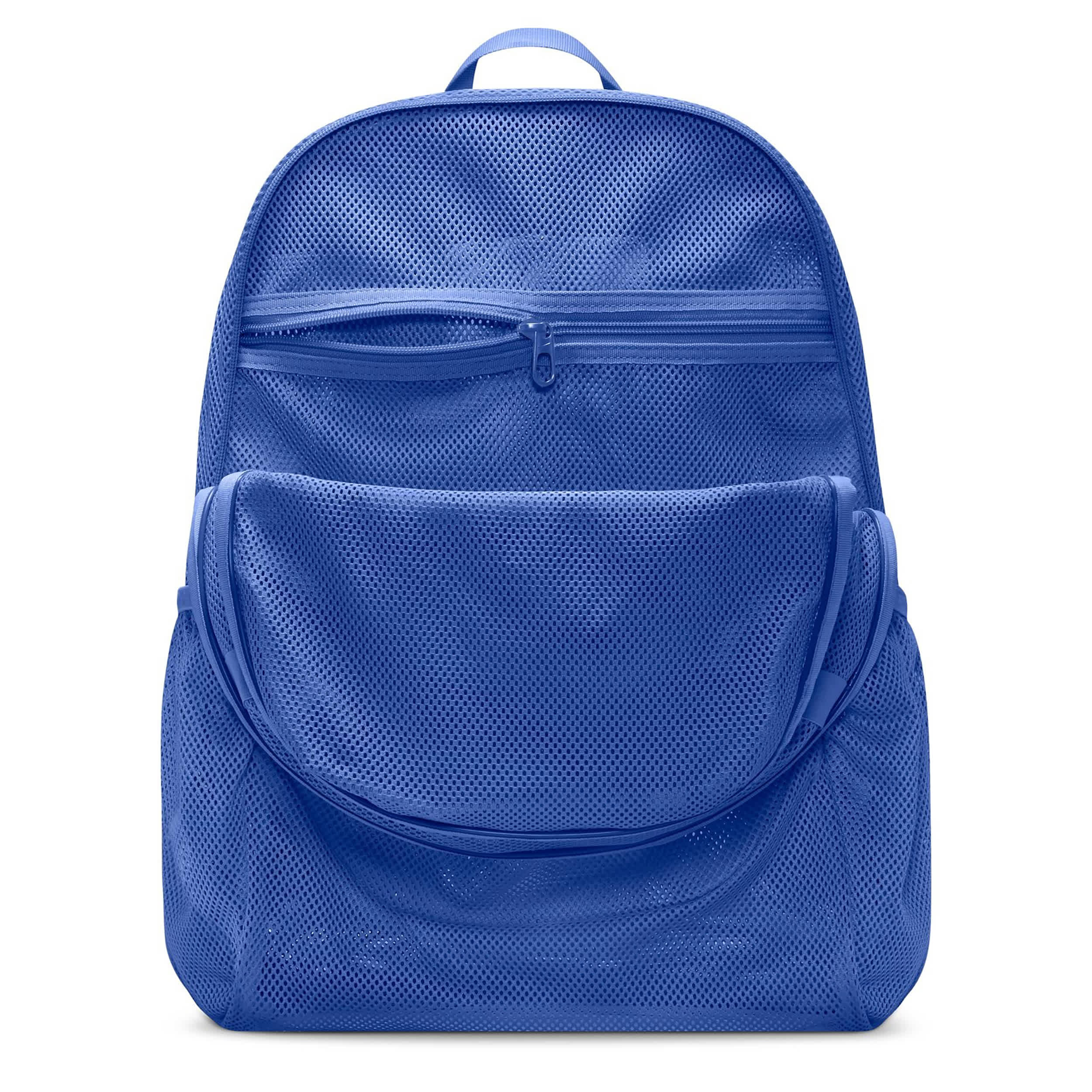 NIKE-UNISEX BRASILIA MESH BACKPACK-BLUE & 