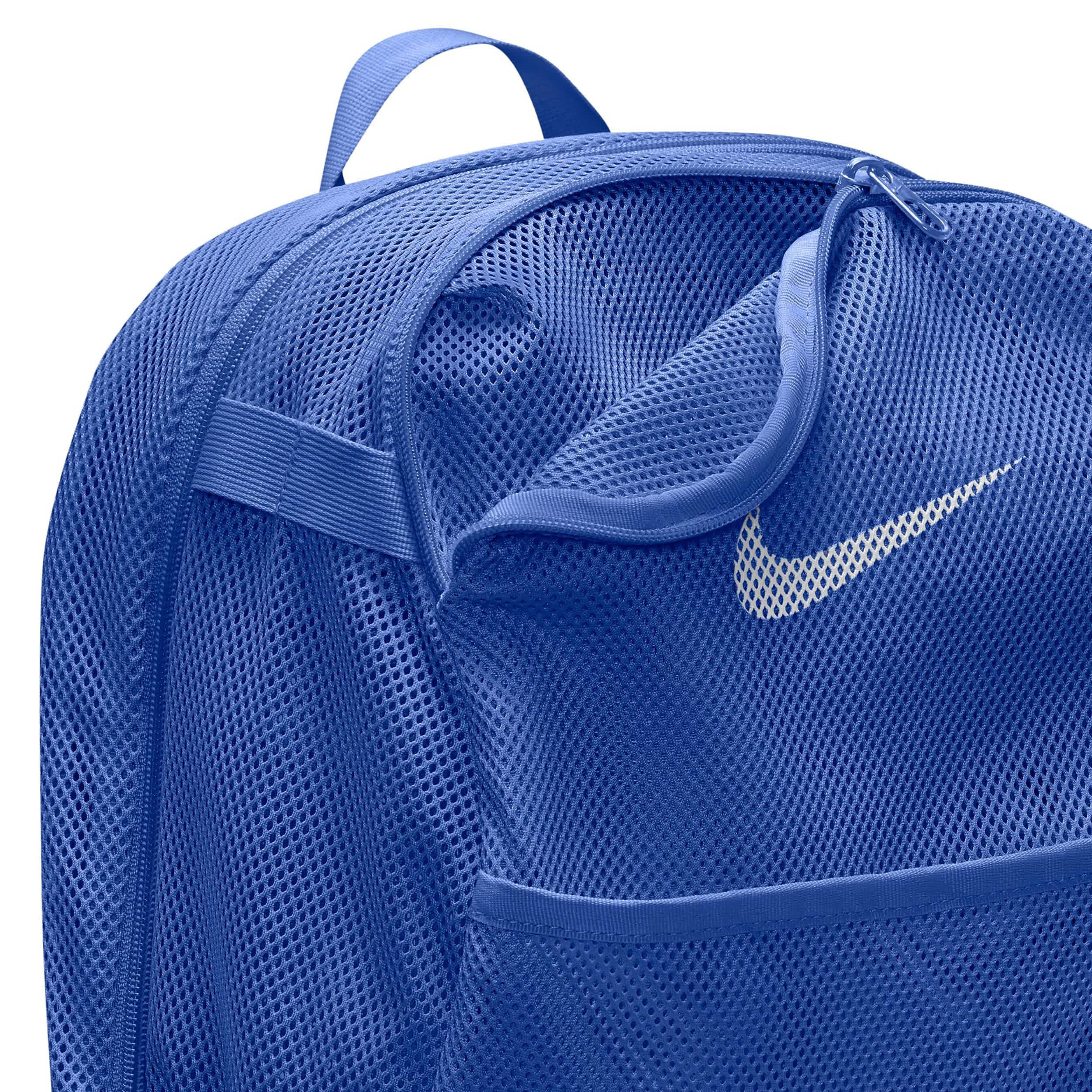 NIKE-UNISEX BRASILIA MESH BACKPACK-BLUE & 