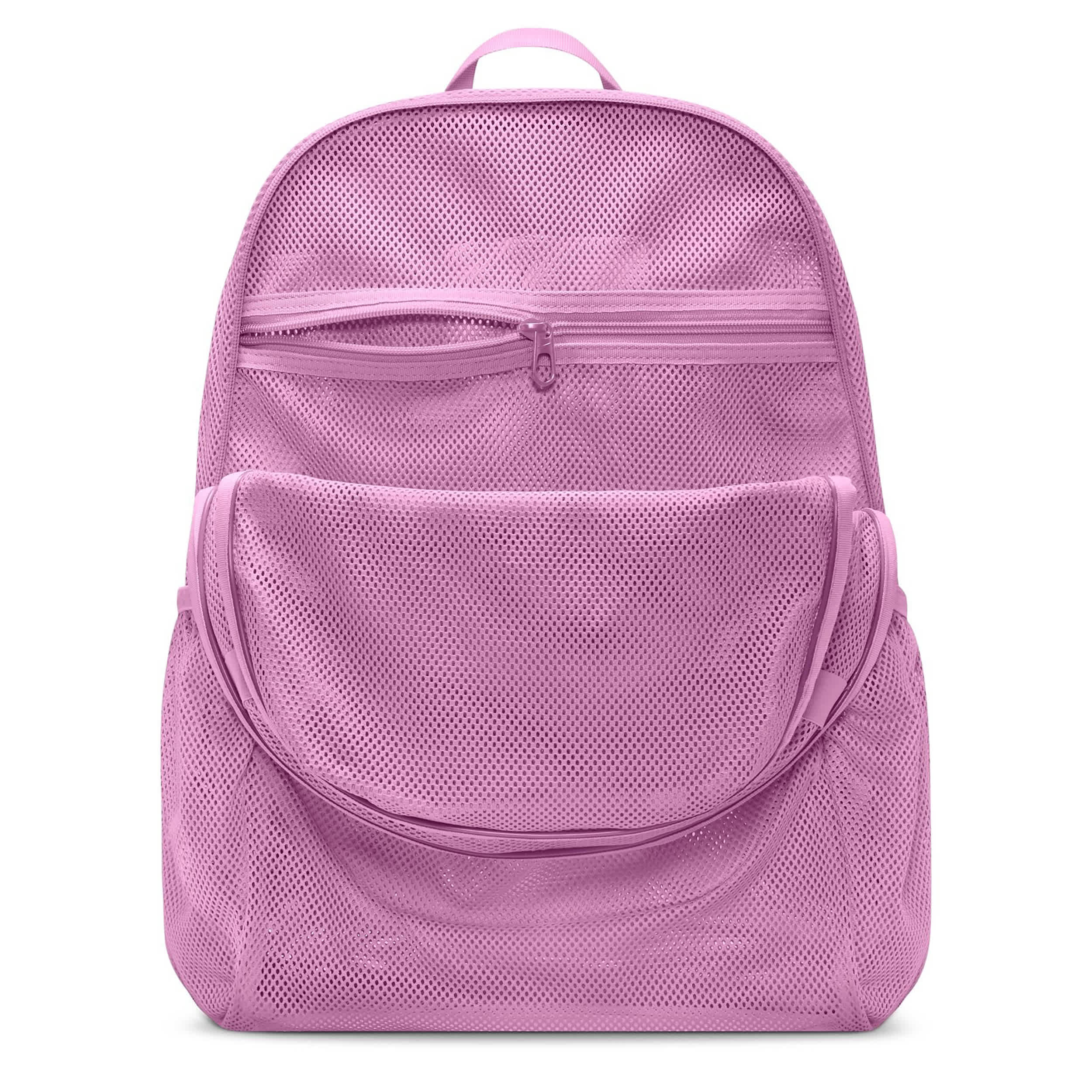 NIKE-UNISEX MESH BACKPACK-PINK & 