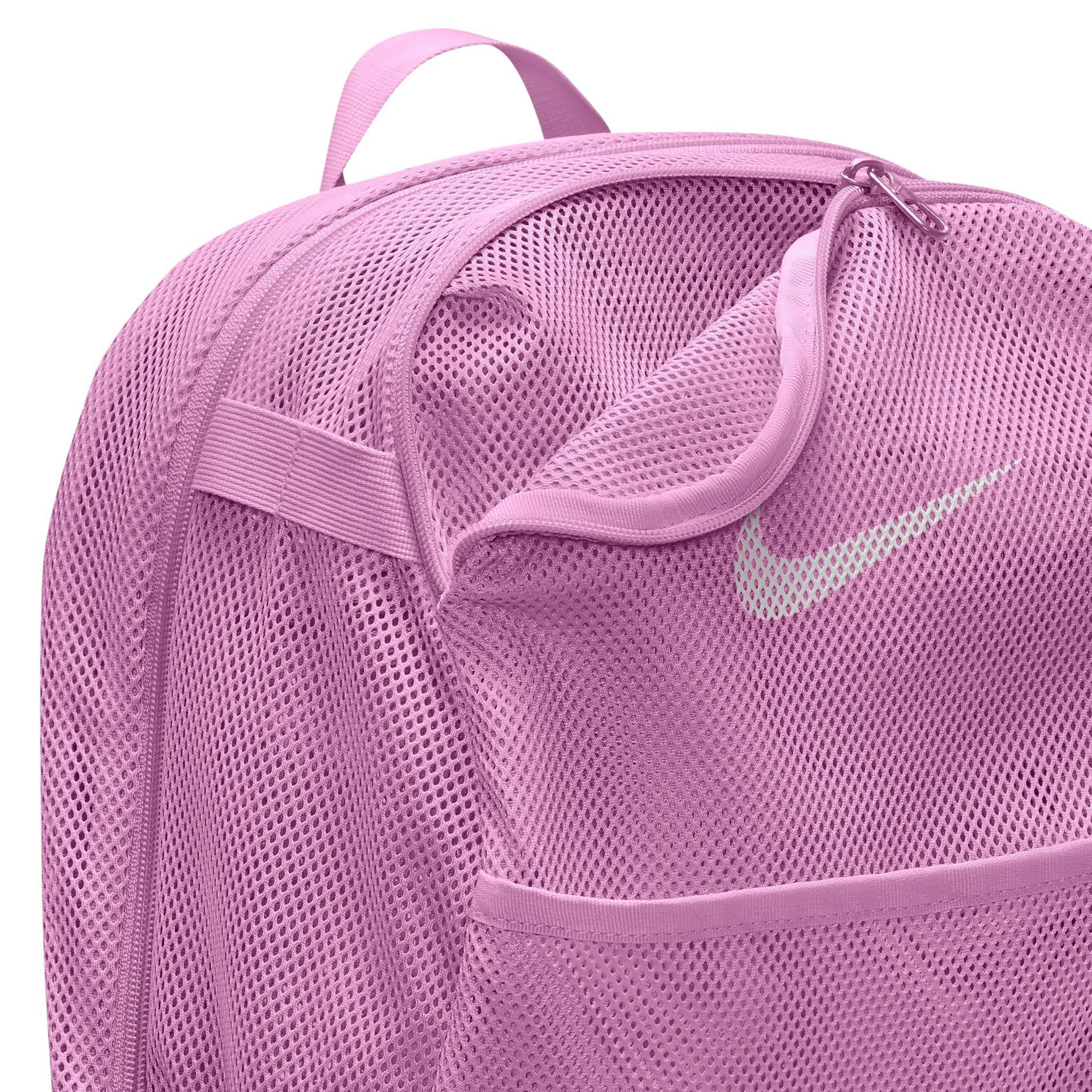 NIKE-UNISEX MESH BACKPACK-PINK & 