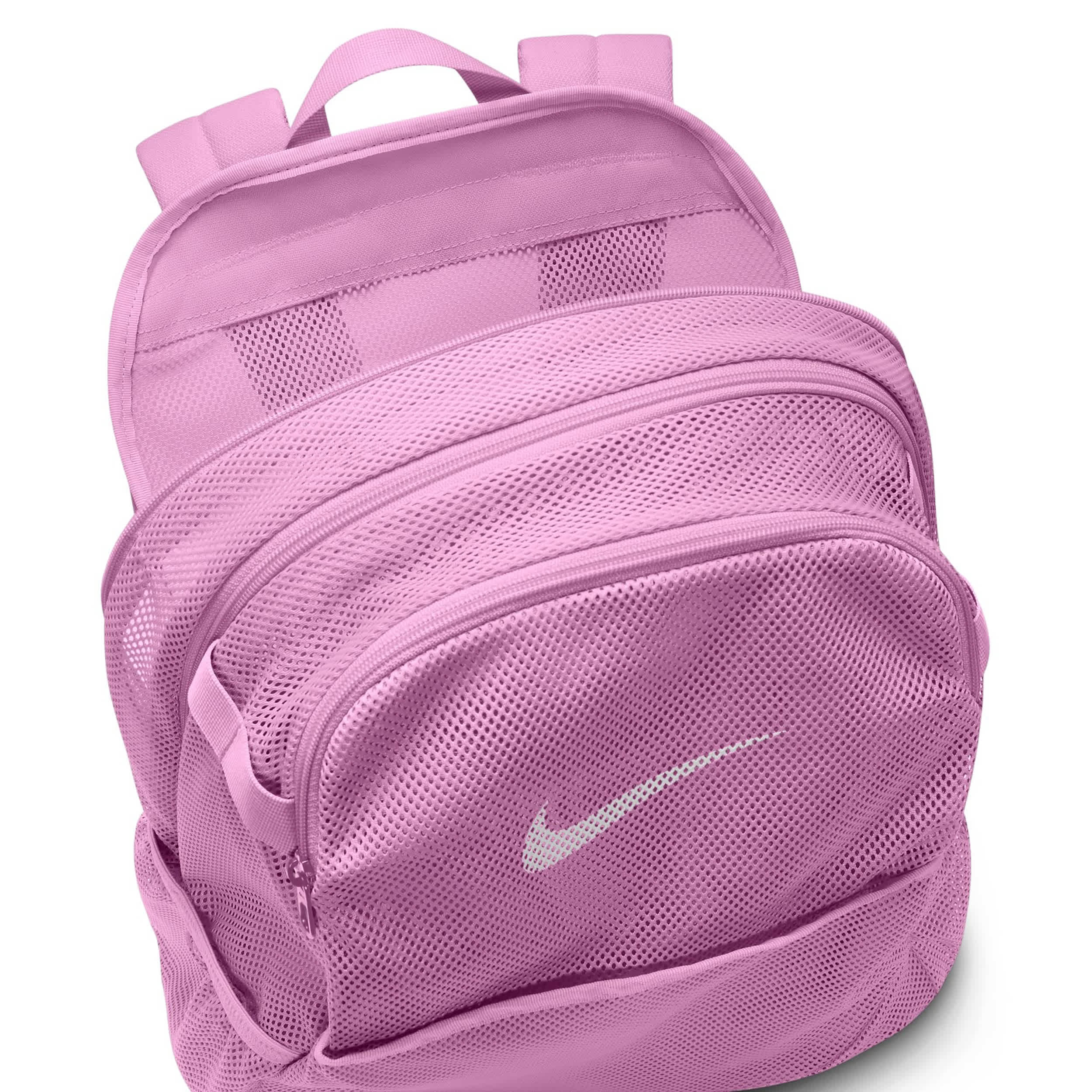 NIKE-UNISEX MESH BACKPACK-PINK & 