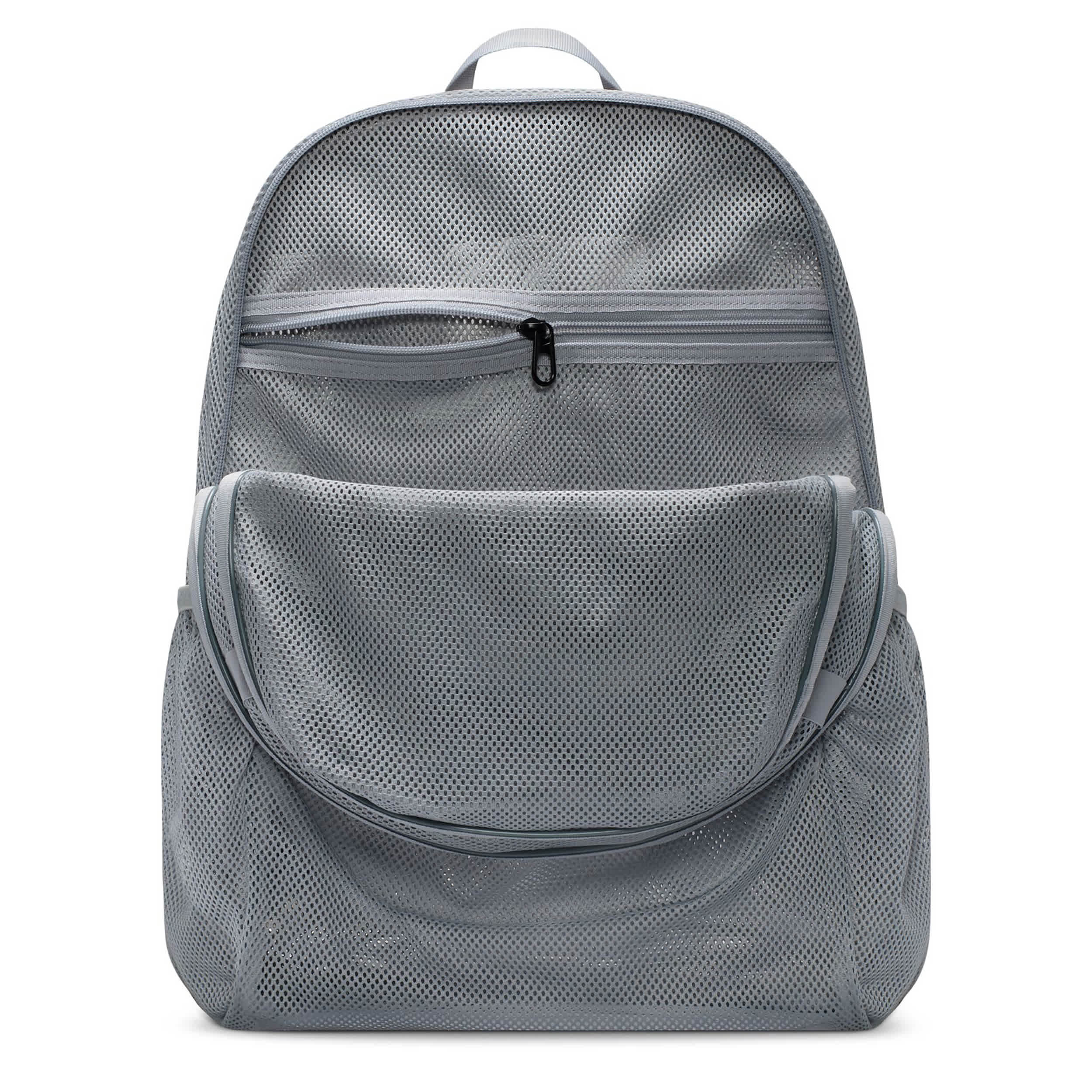 NIKE-UNISEX MESH BACKPACK-GREY & 