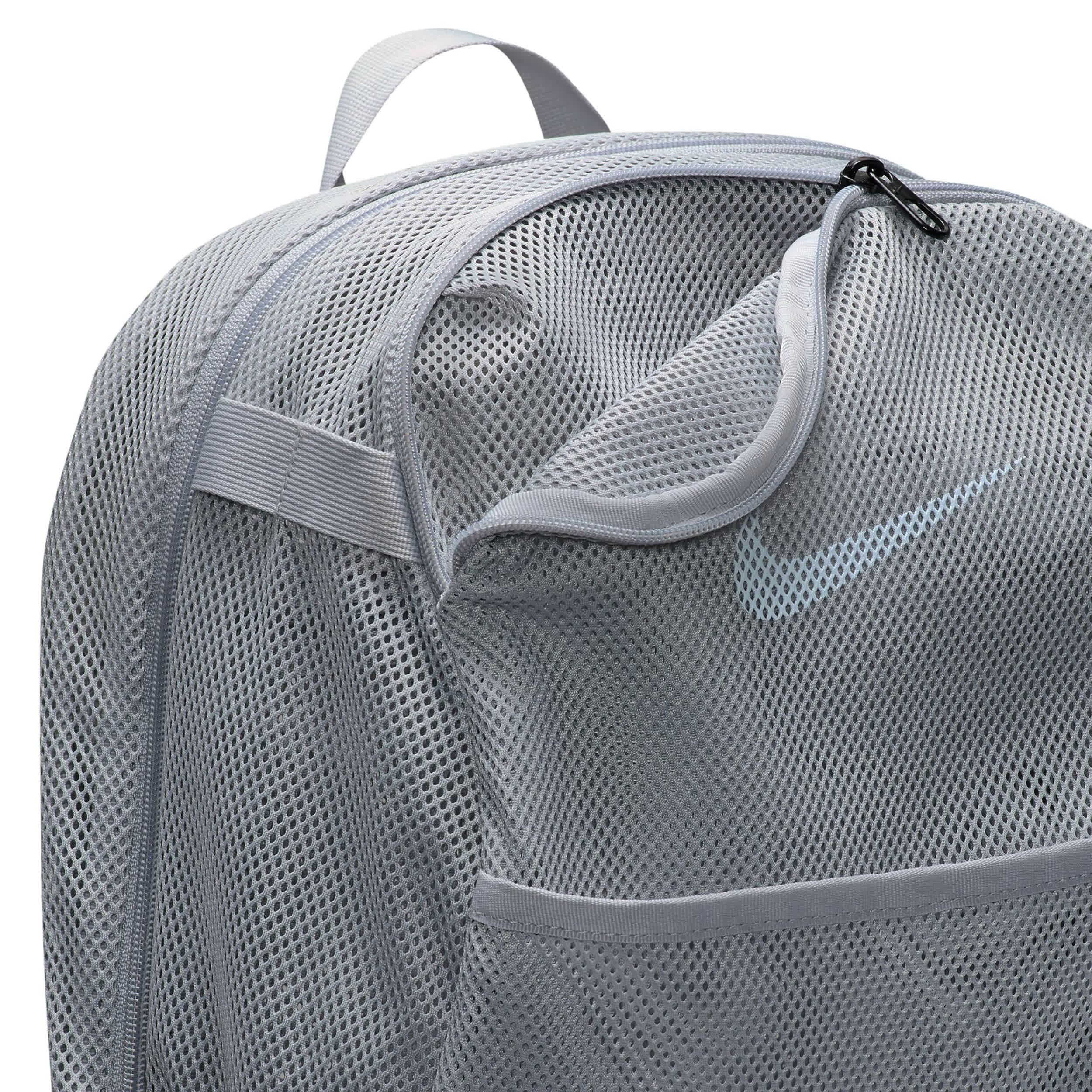 NIKE-UNISEX MESH BACKPACK-GREY & 
